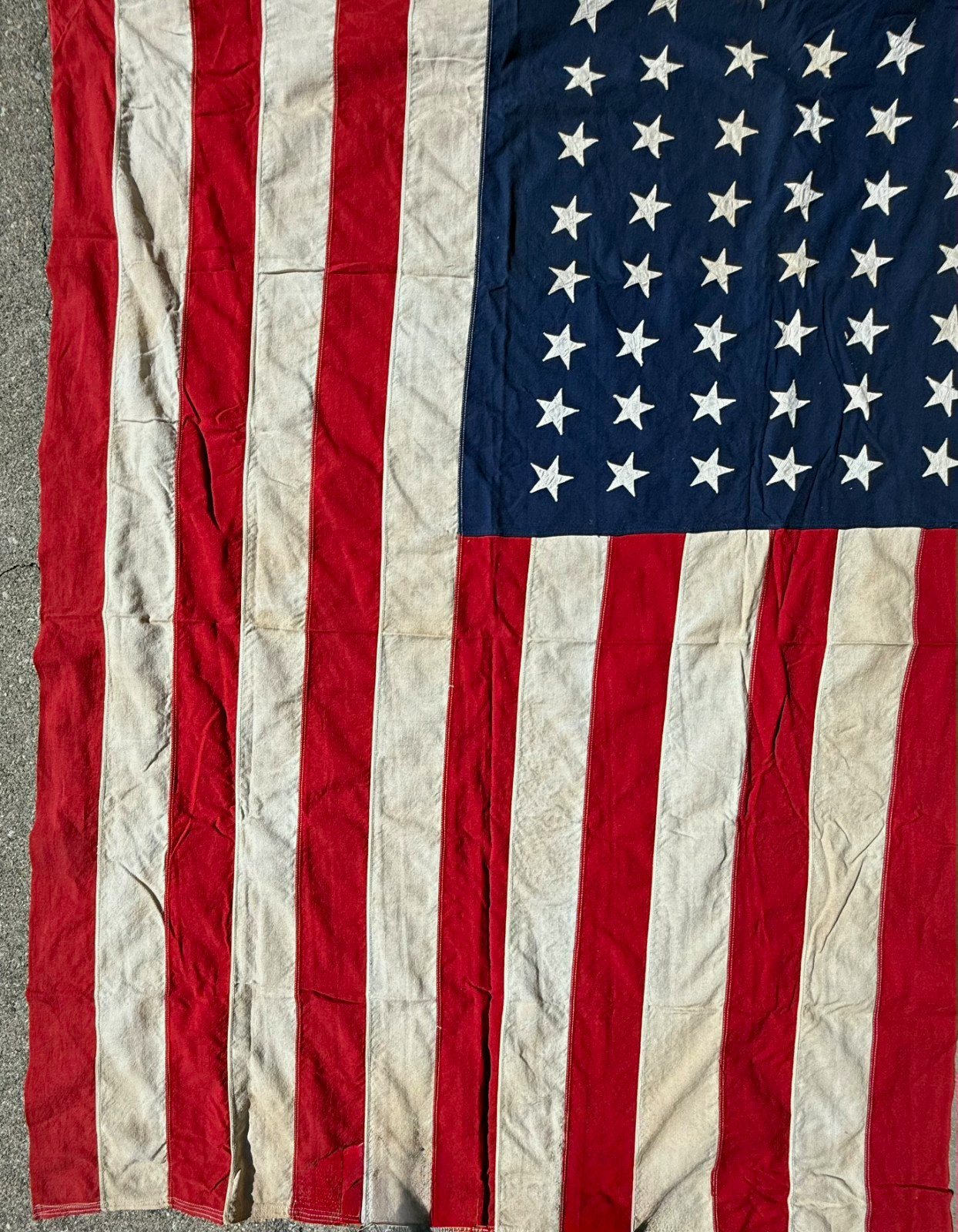 Vintage U.S. American  48-Star Flag, WWII Era