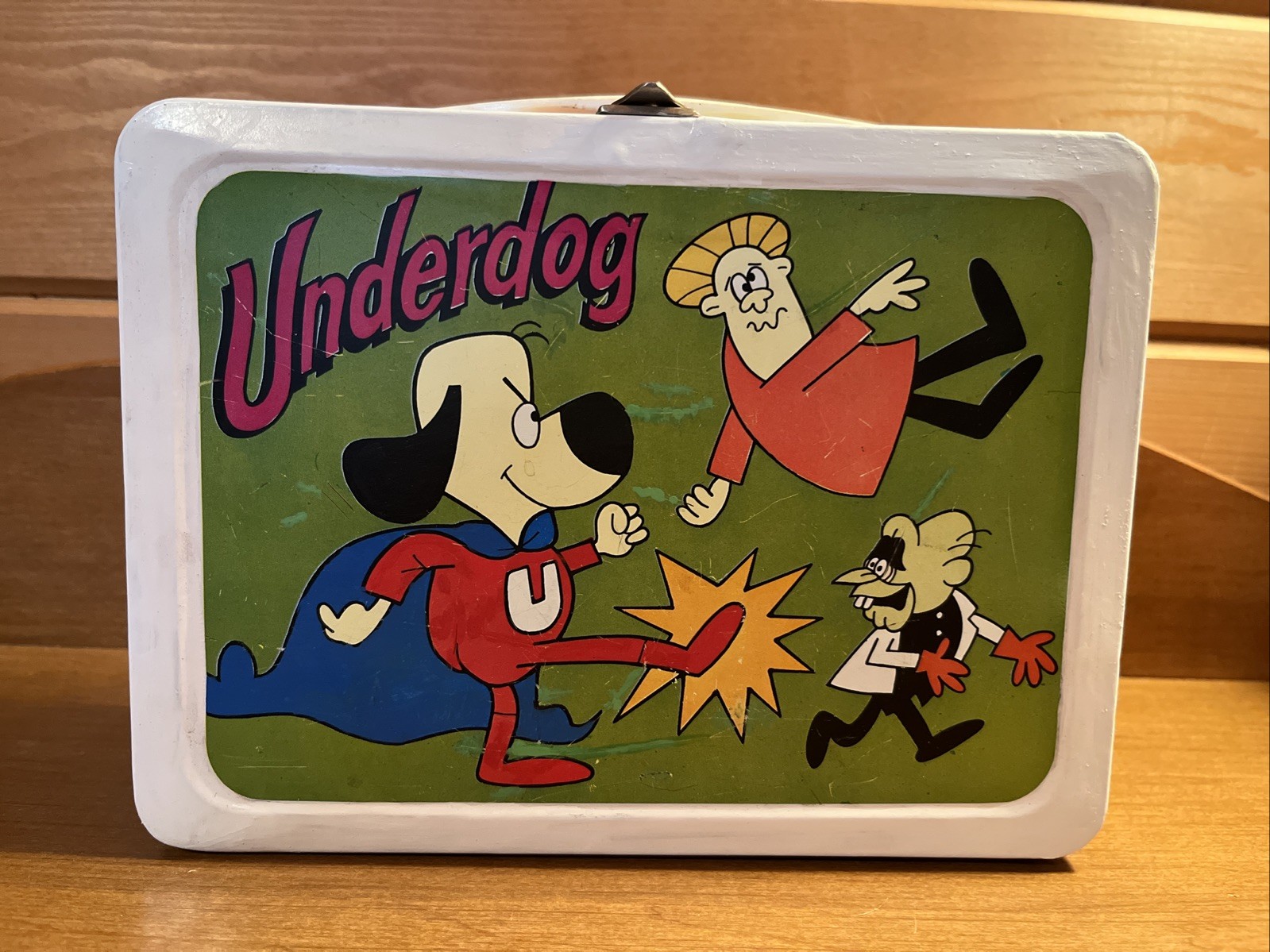 Vintage Underdog  Lunchbox 1974 Lunch Box Filler Condition Restored No Thermos
