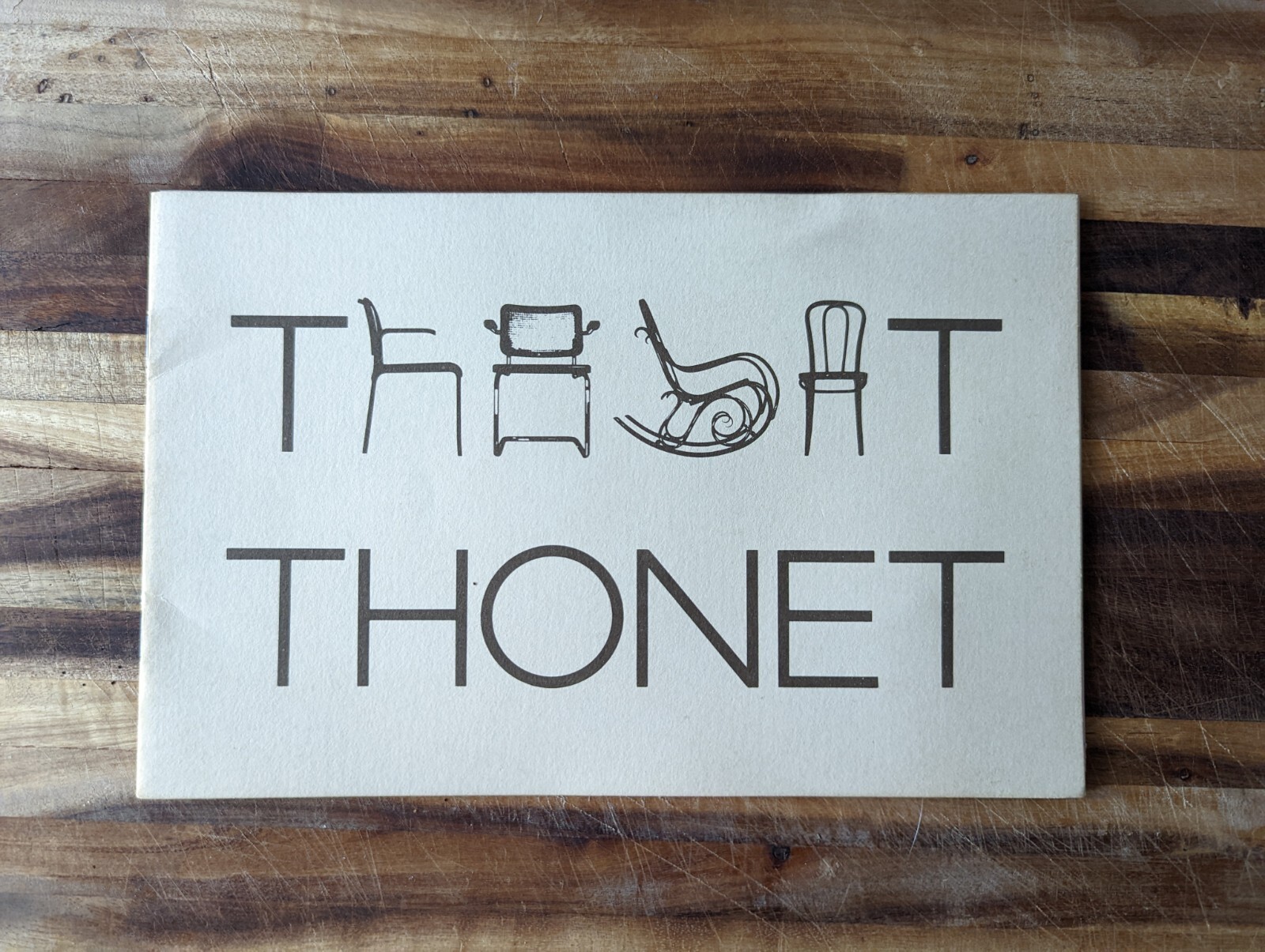 Thonet industries informamational advertising brochure, flipping. 1796-1976