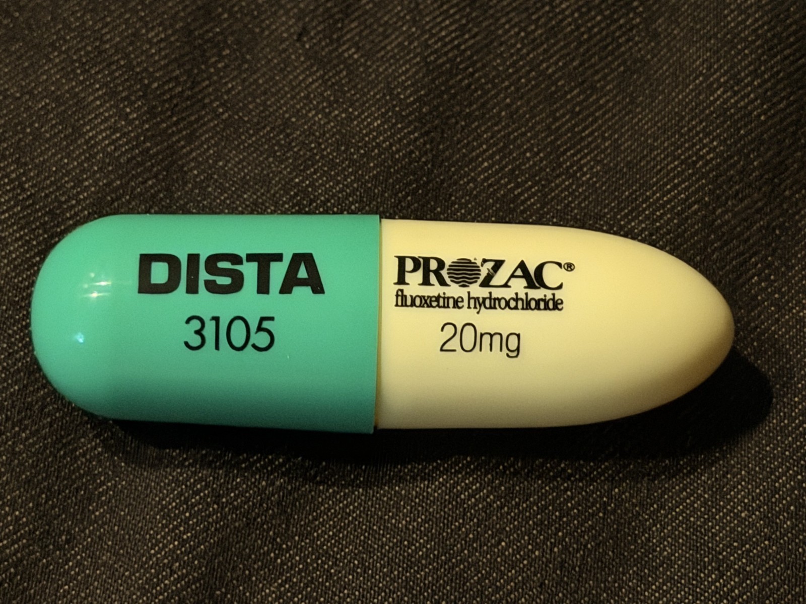 pharmaceutical drug rep collectibles Prozac Highlighter Pill Shape Novelty