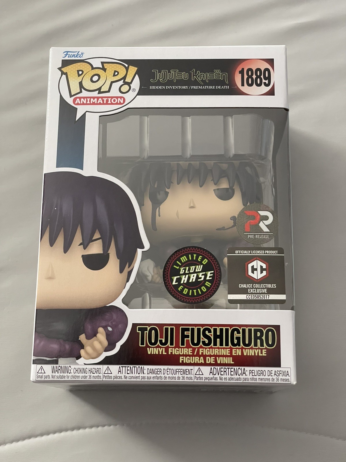 Toji Fushiguro Funko Pop Chalice Exclusive PR Chase #1889 New In Hand