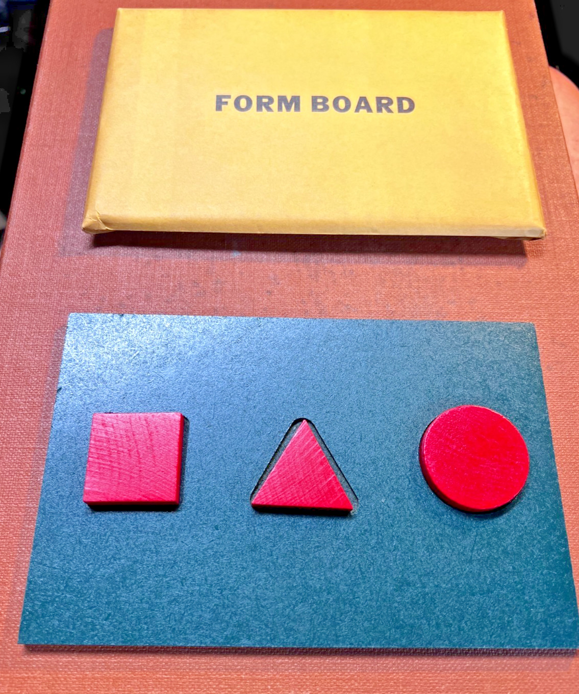 Vintage 1937 Stanford-Binet IQ 3 Hole Foam Board Children's Test