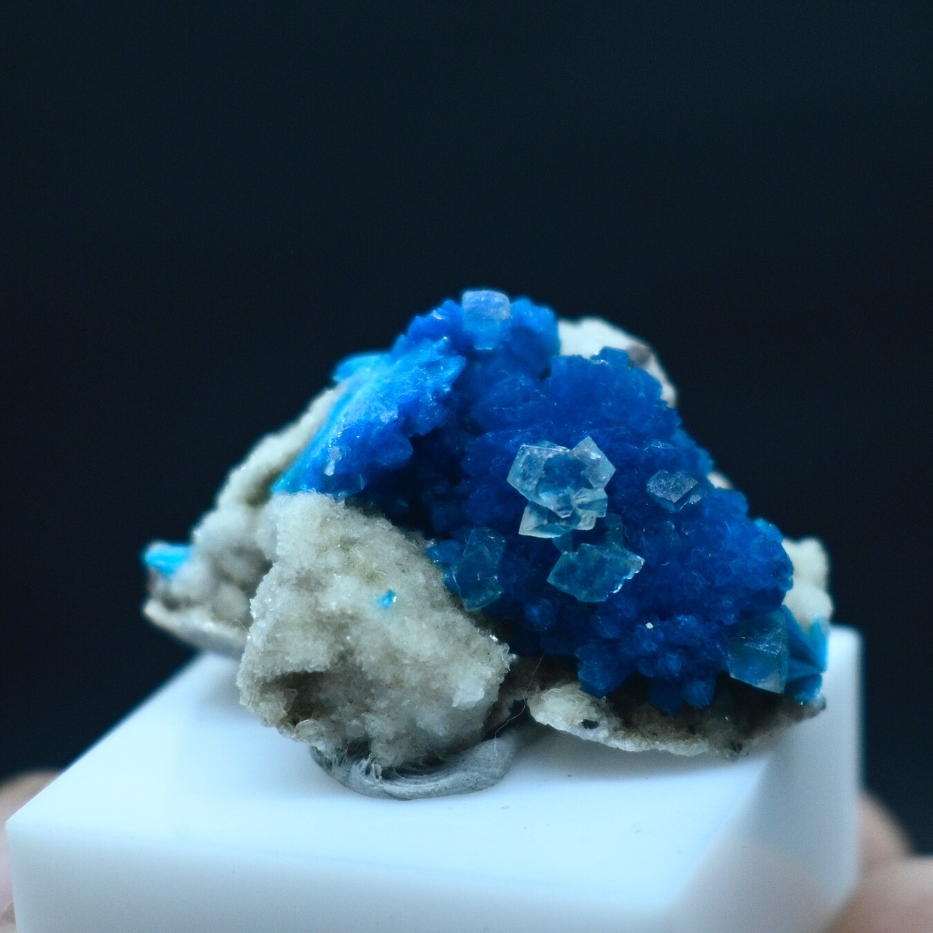 Cavansite with calcite (non precious natural stone) # 4108 Cavansite with calcite (non precious natural stone) # 4108