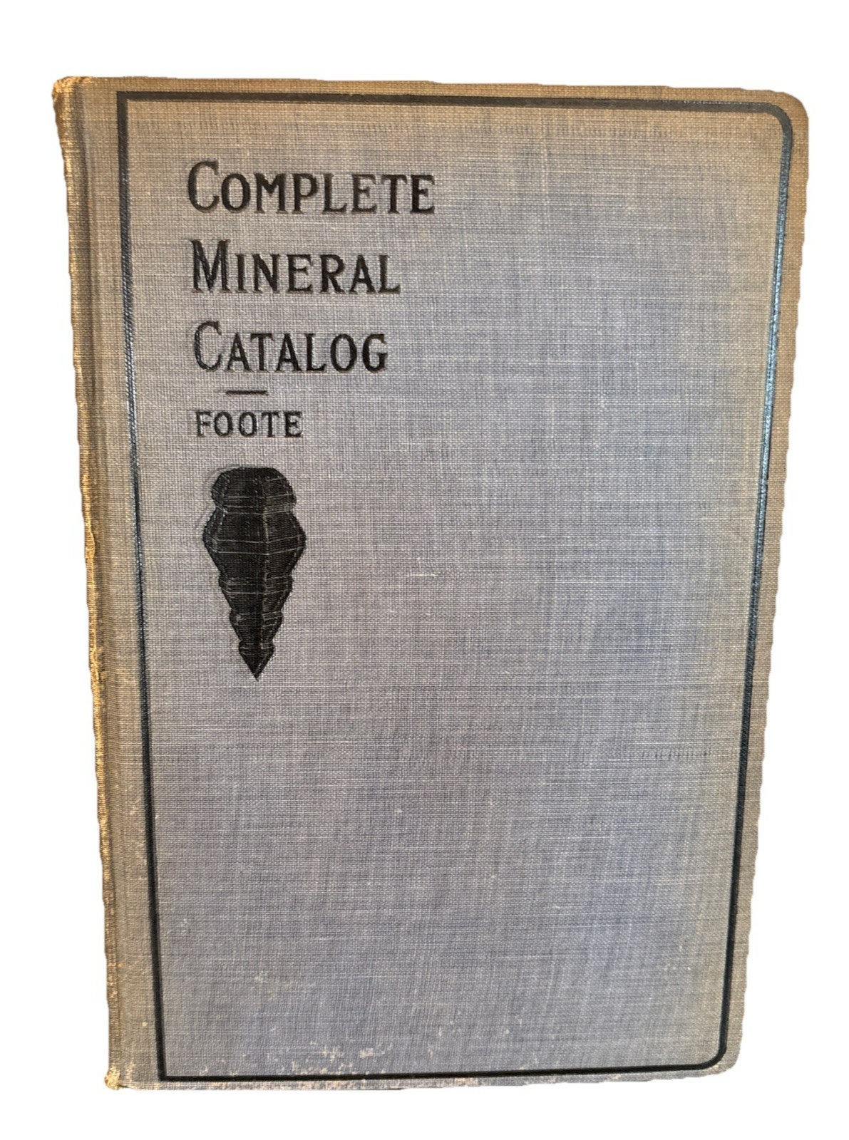 Antique Complete Mineral Catalog Foote Scientific Specimens Mineralogy Book 1909