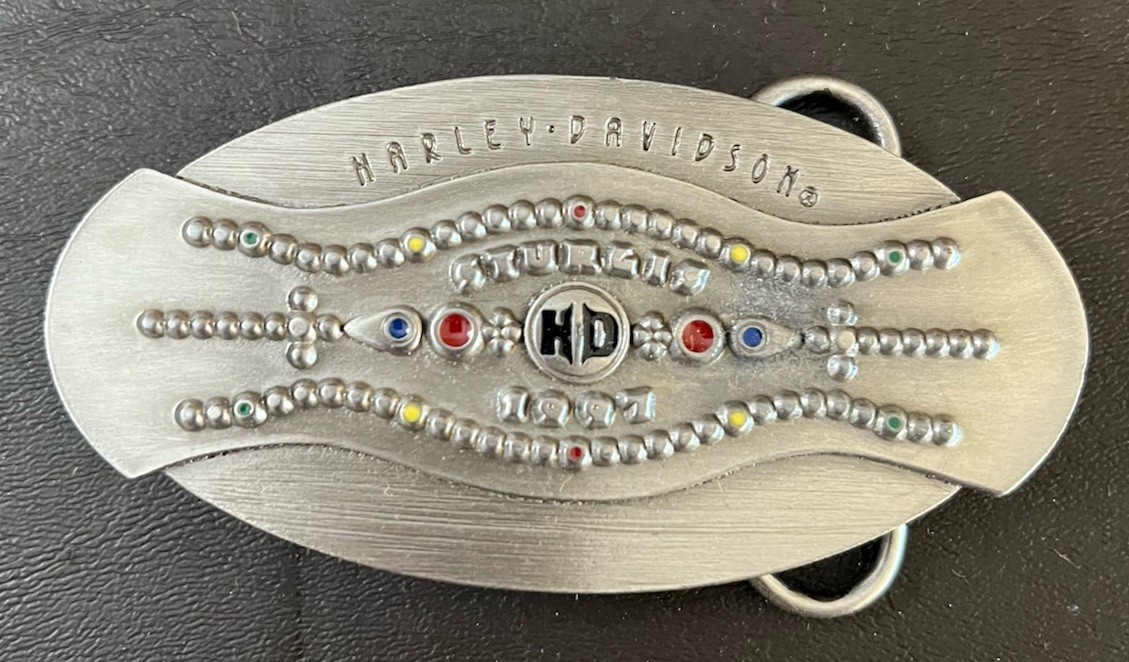 1997 Harley-Davidson Sturgis belt buckle new in box 97467-98Z