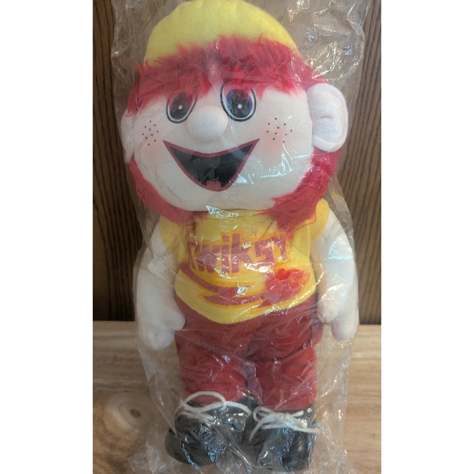 New VTG Kwik Fill Kwiksy Gasoline Mascot Advertising Doll Collect Bumpkin 12\