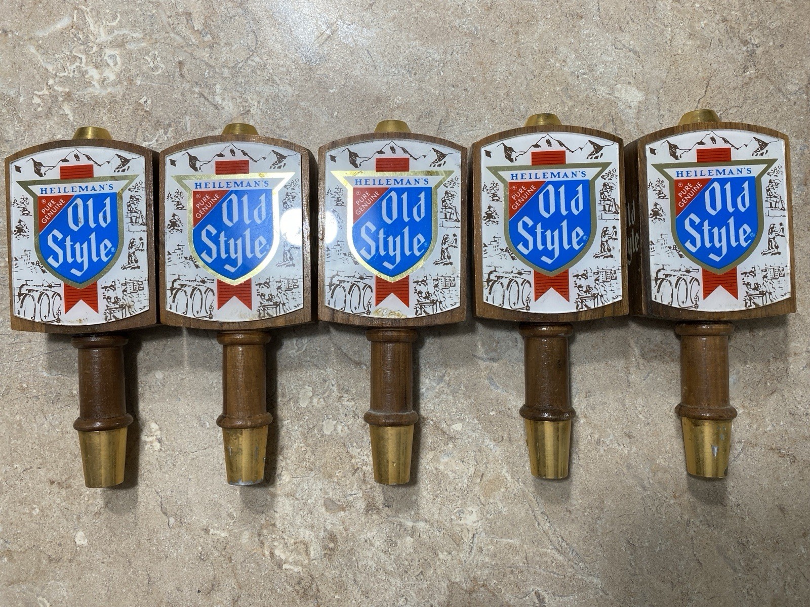 Heilemans Old Style Beer Tap Handle Lot