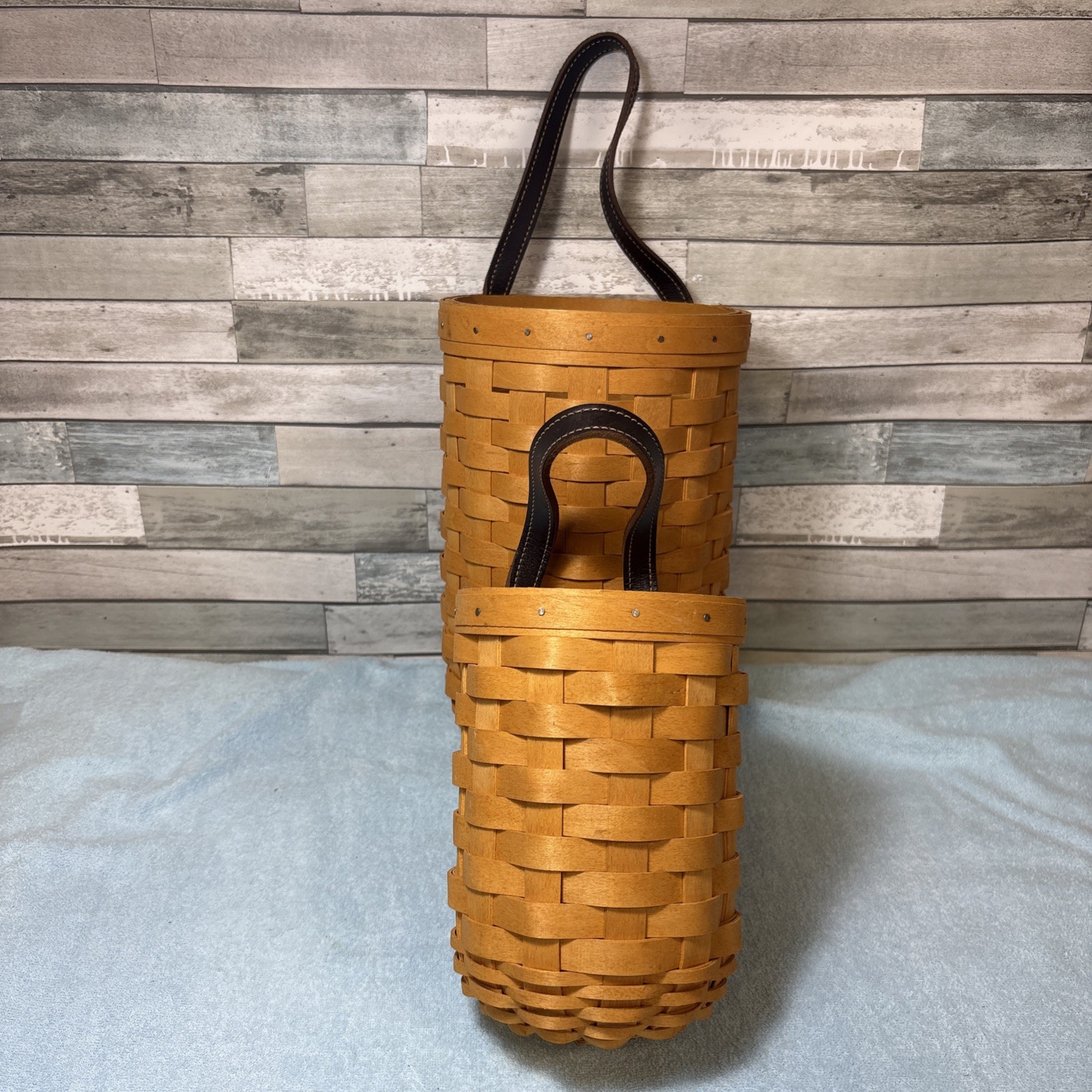 Longaberger Gatehouse Baskets Set of 2- Large 10” and Small 7”