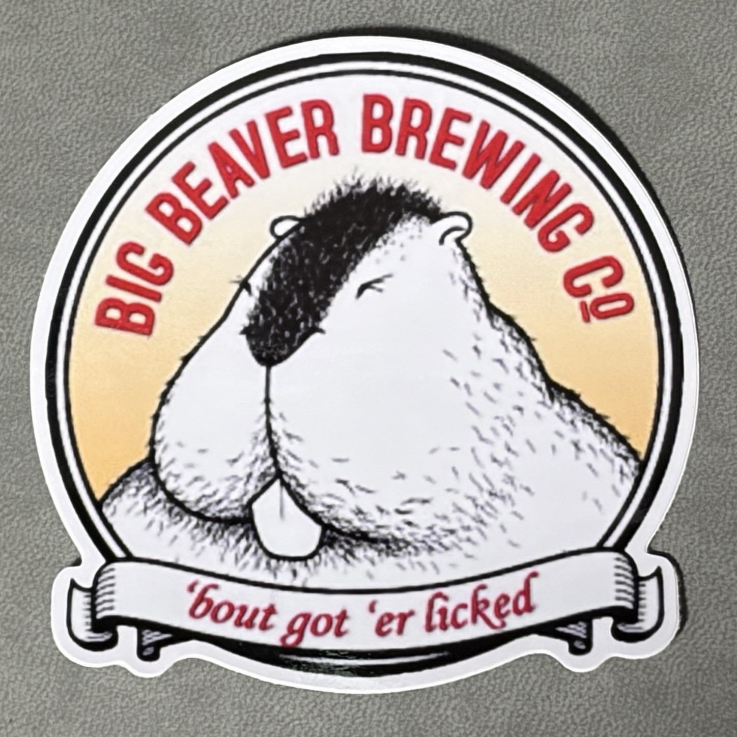 Big Beaver Brewing Company STICKER decal craft Brewery Micro Beer 3” Vinyl Big Beaver Brewing Company STICKER decal craft Brewery Micro Beer 3” Vinyl