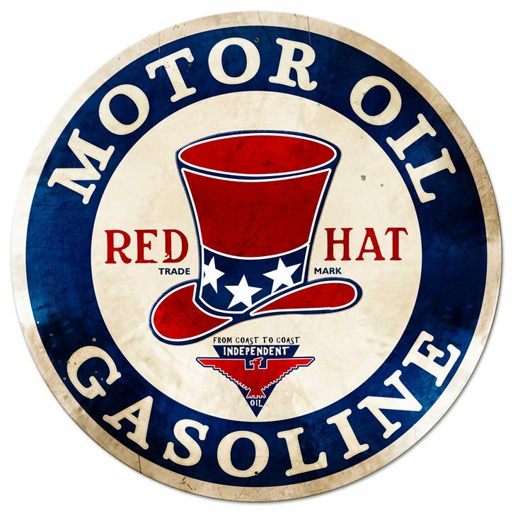 RED HAT MOTOR OIL GASOLINE 42