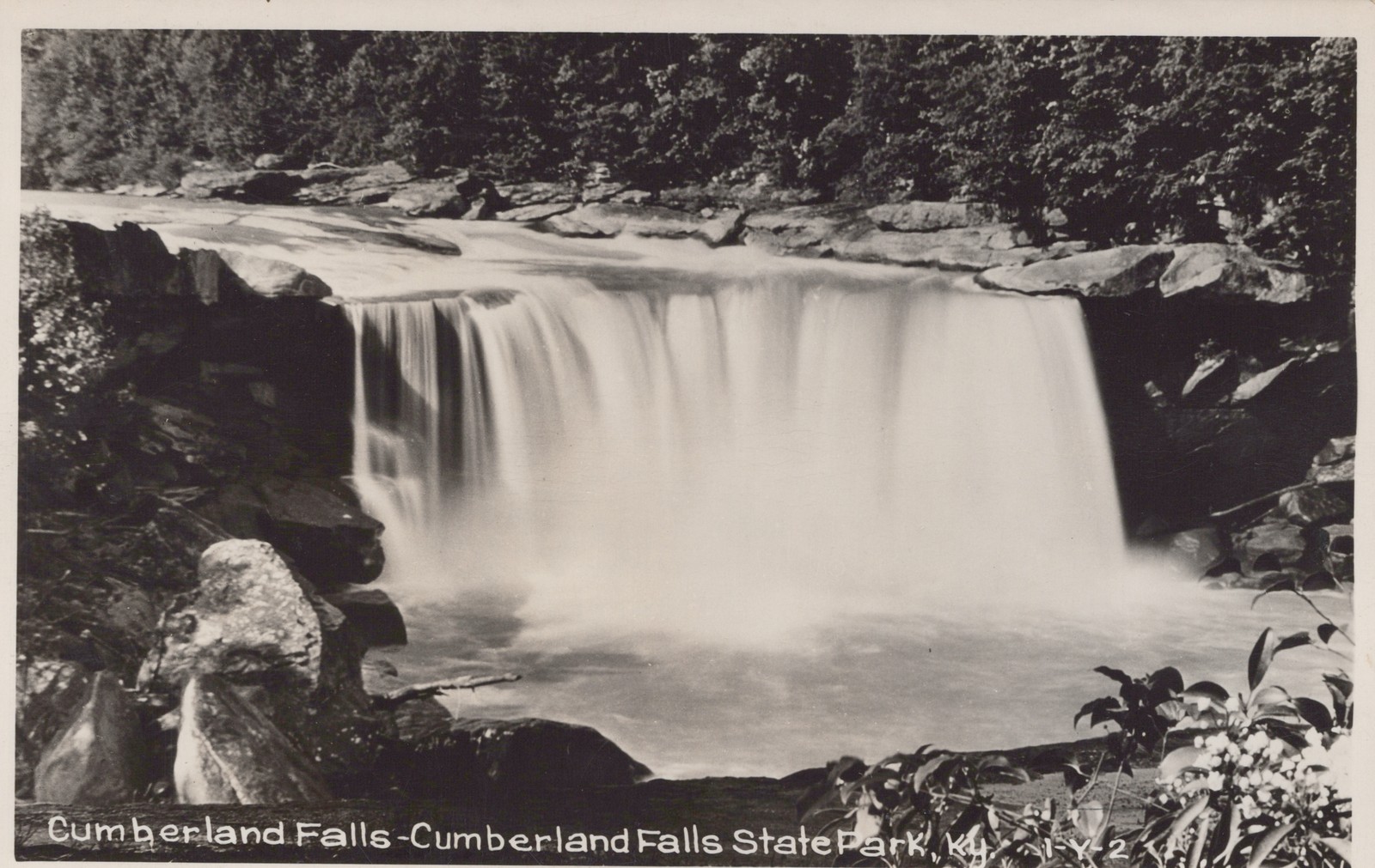 Cumberland Falls RPPC Real Photo Postcard 1940 Cumberland Falls State Park KY Cumberland Falls RPPC Real Photo Postcard 1940 Cumberland Falls State Park KY