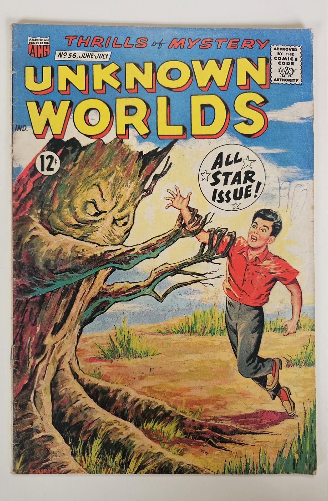 Unknown Worlds #56 (American Comics Group June-July 1967)