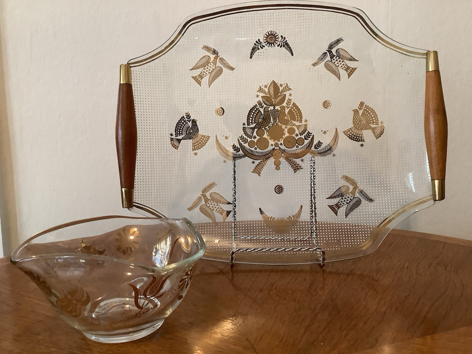 Georges Briard MCM Sonata Platter Tray 12.5x10