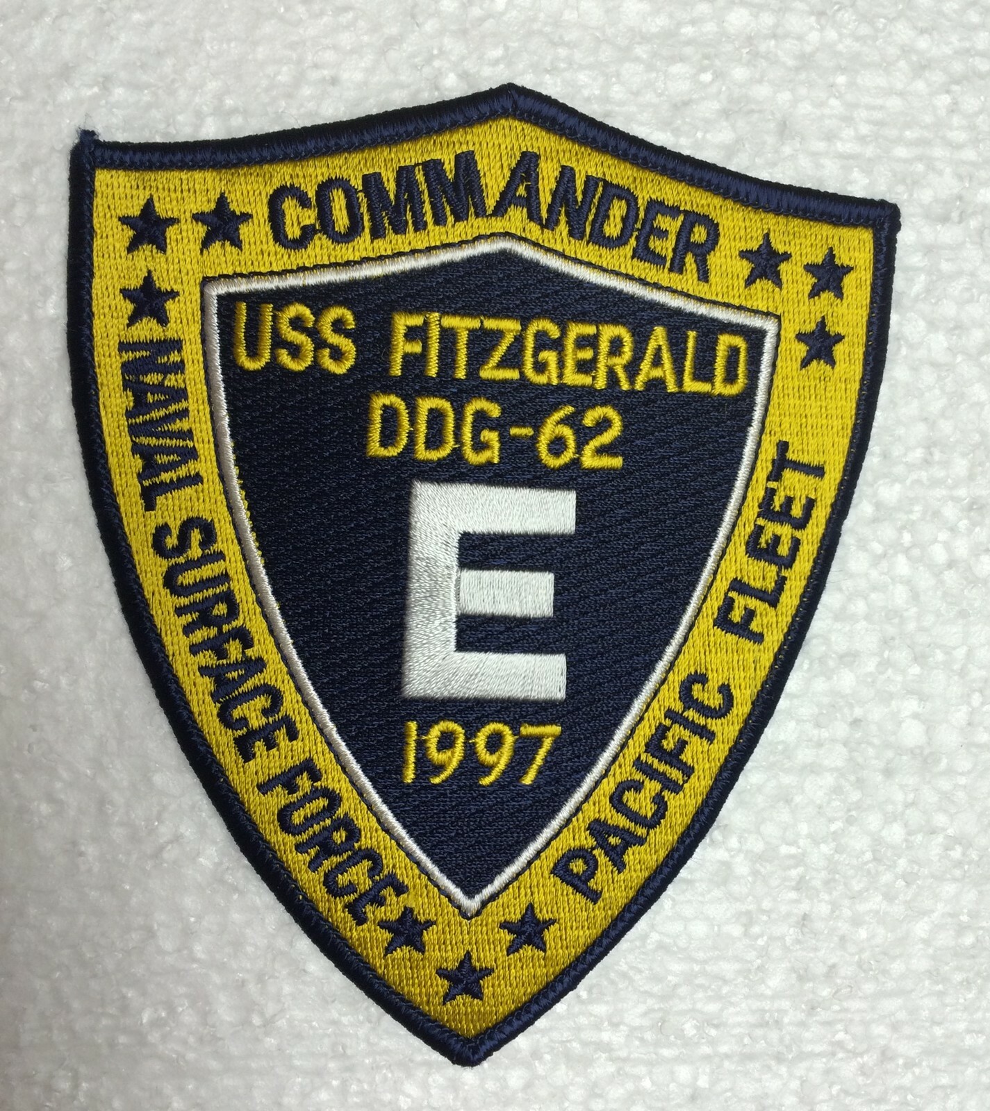 Patch of USS FITZGERALD DDG-62 BATTLE E 1997