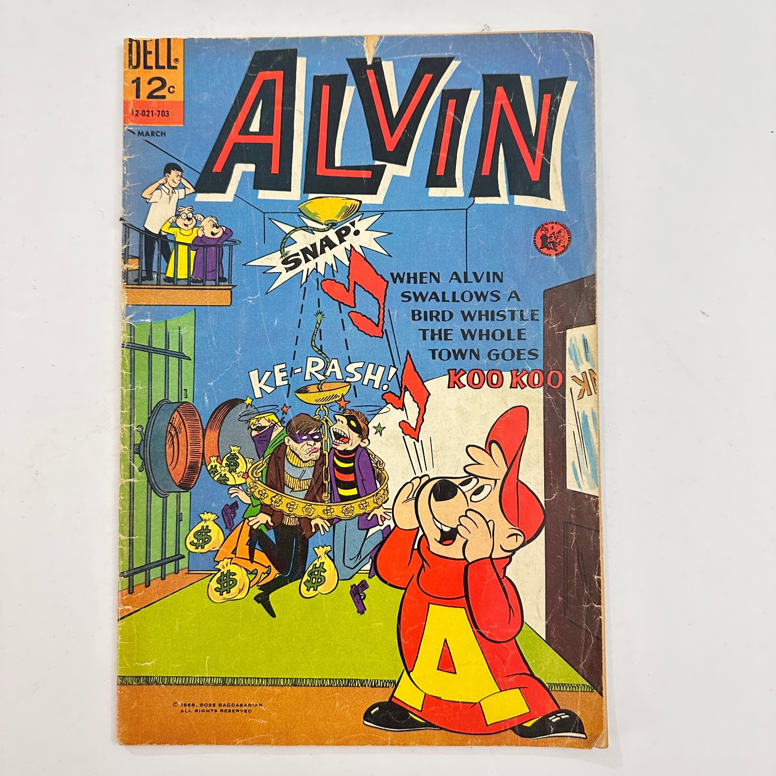 Alvin Issue 18 Dell Comic 1967 Alvin And The Chimpmunks VG 4.0