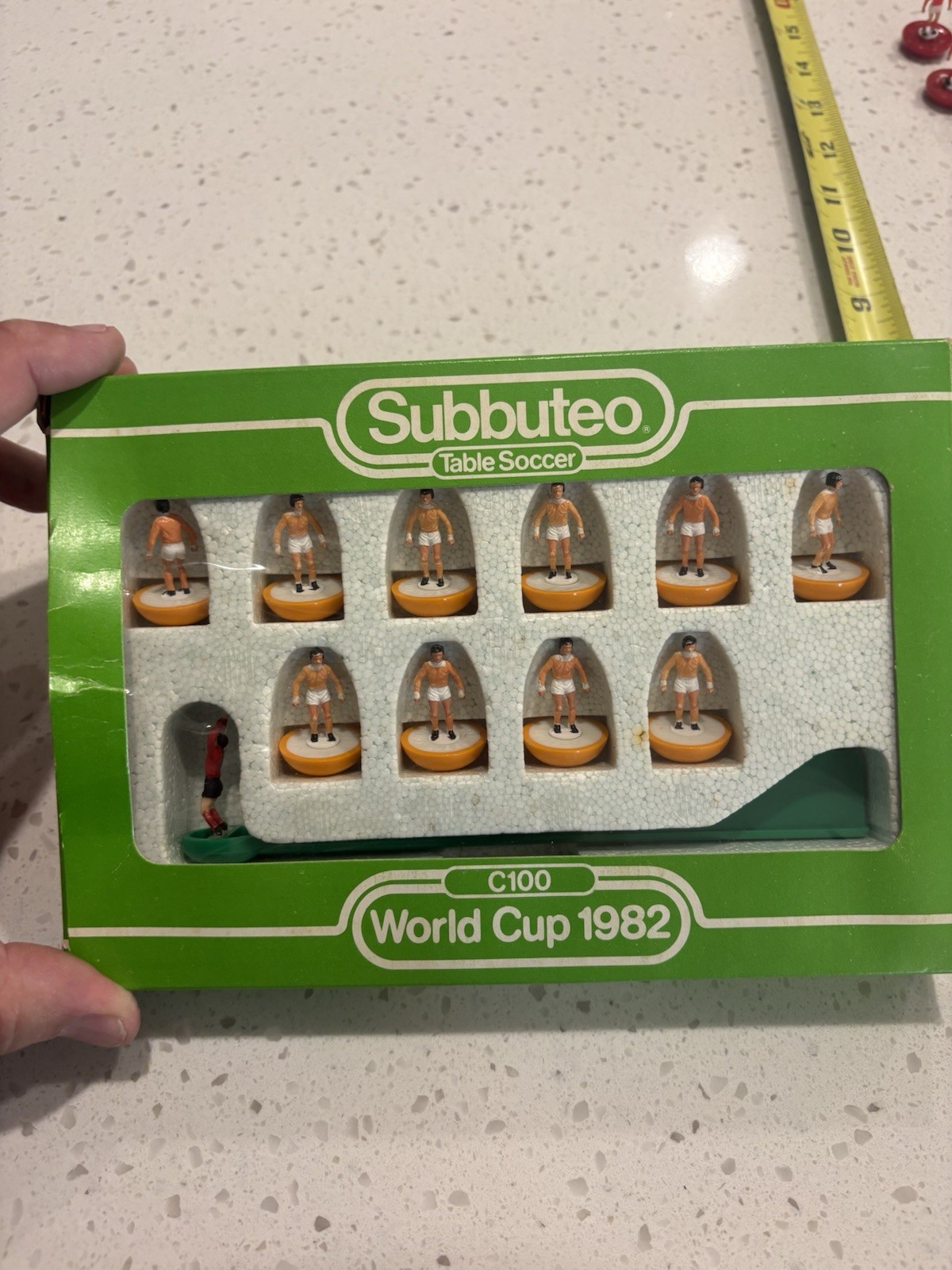 Subbuteo 1982 World Cup Holland National Soccer Football Team Set 13 C100 Subbuteo 1982 World Cup Holland National Soccer Football Team Set 13 C100