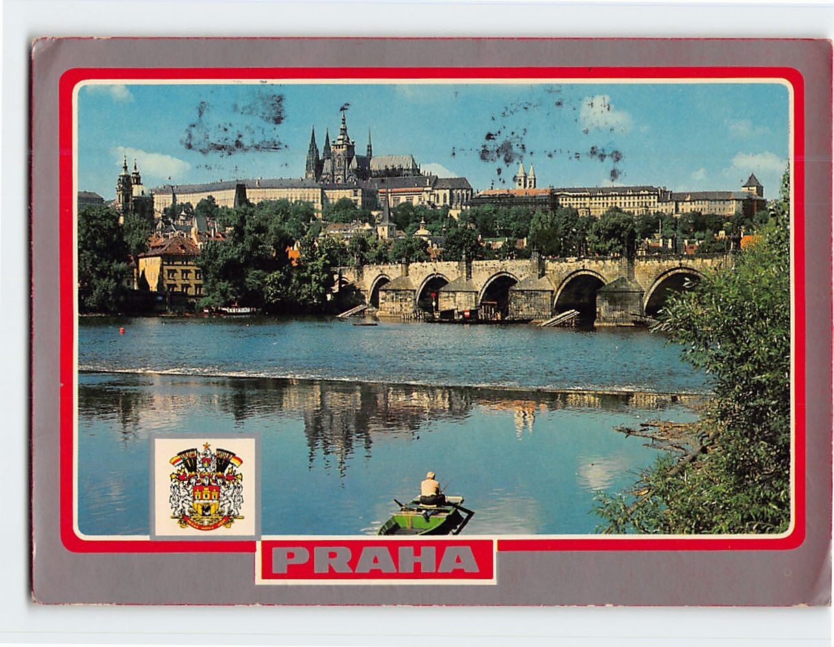 Postcard Castle of Prague Hradčany Prague Czech Republic