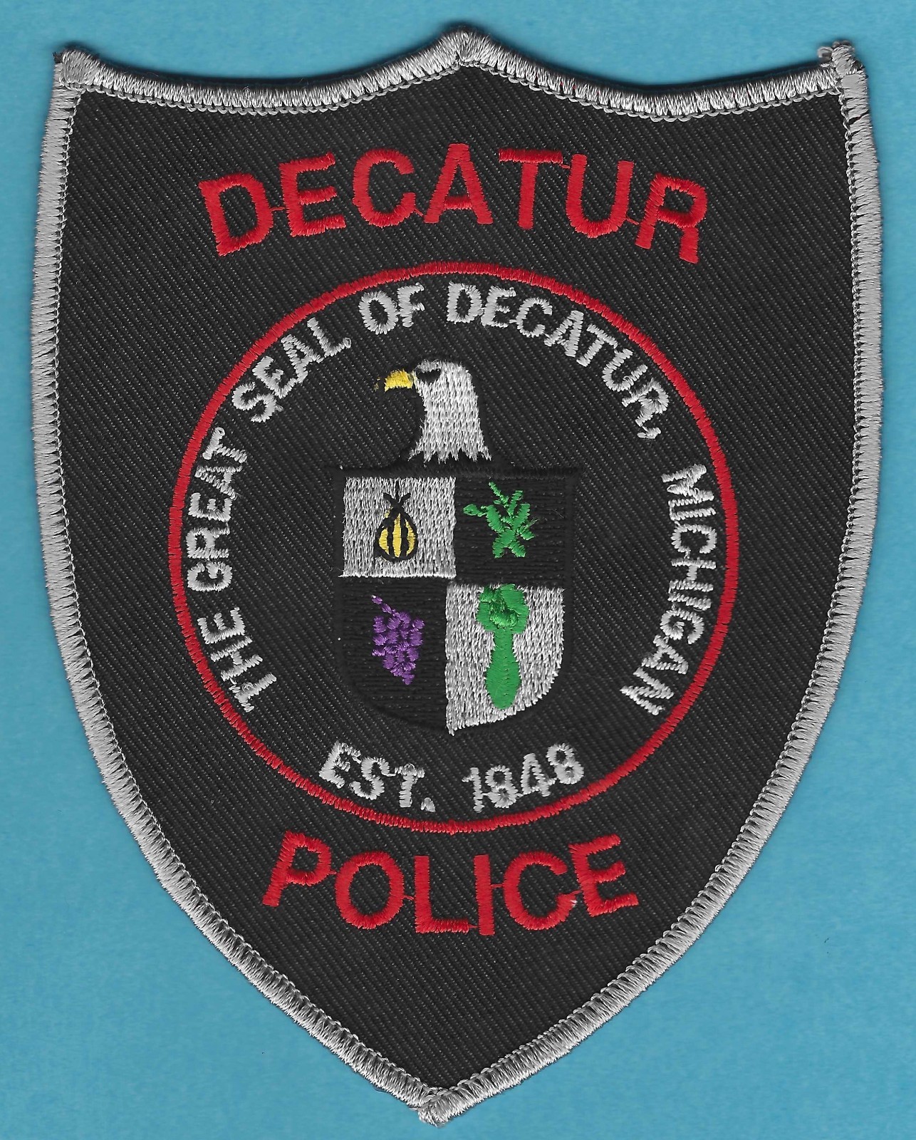 DECATUR MICHIGAN POLICE SHOULDER PATCH