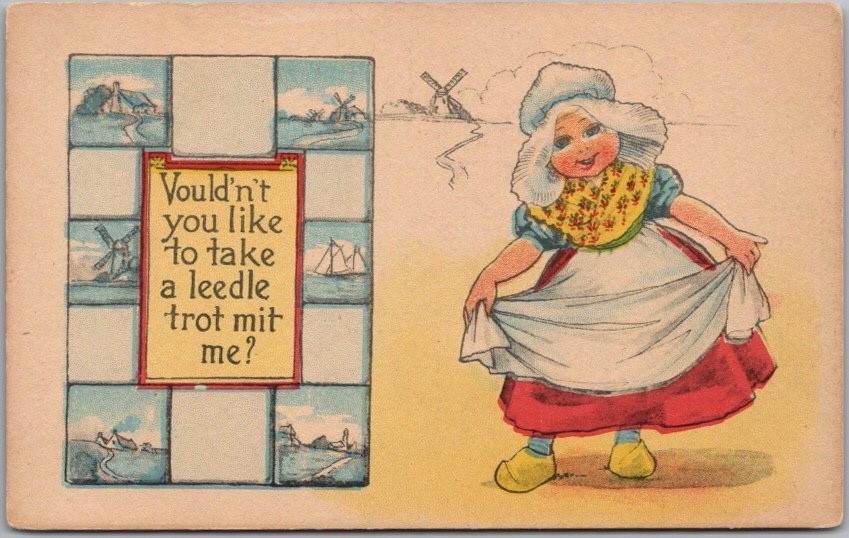 c1910s DUTCH GIRL  Postcard \