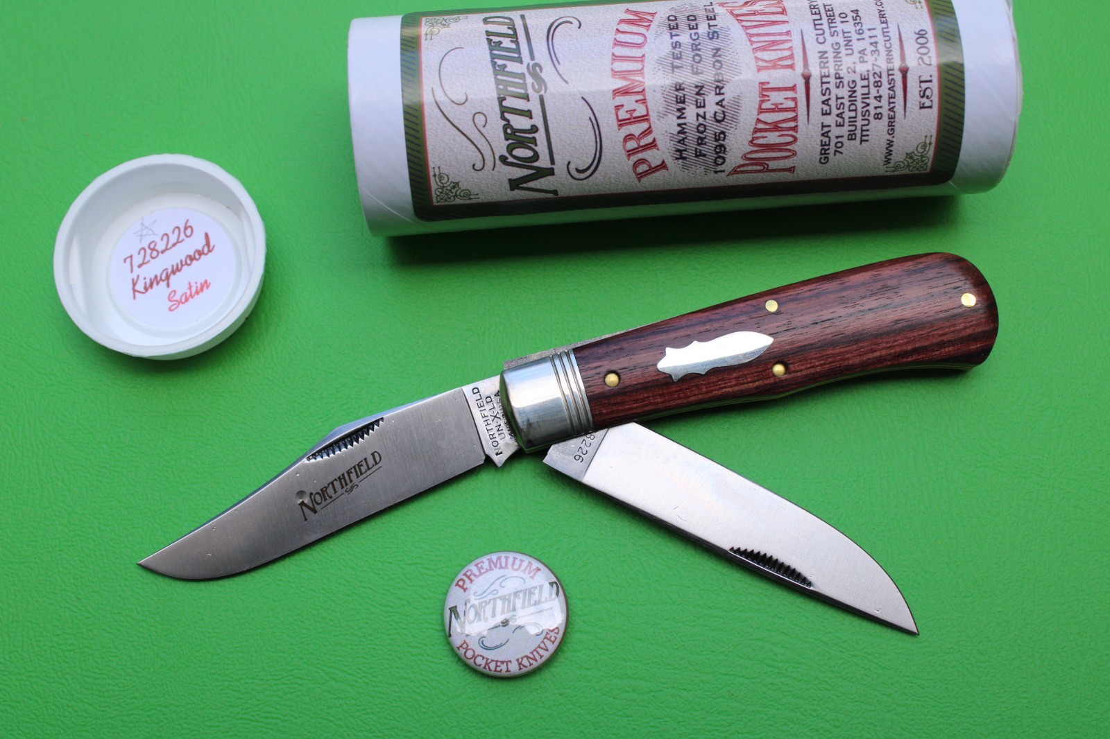 Great Eastern Cutlery GEC Tidioute 728226 French Creek Trapper - Kingwood *