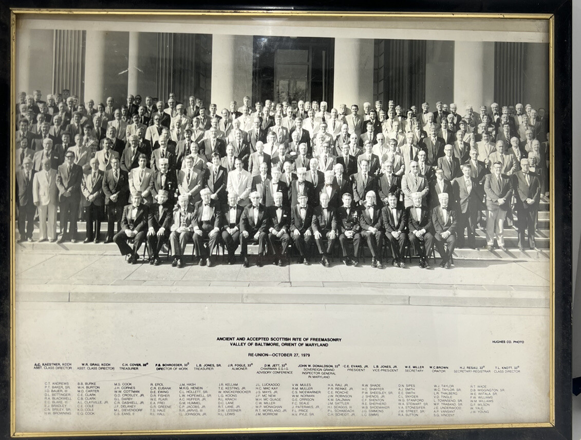 Masonic Scottish Rite Group Photo
