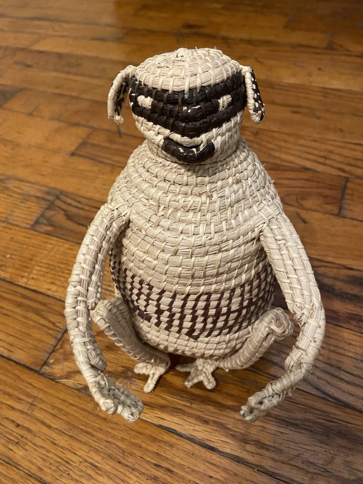 Vintage Papago Tahono O'odham Effigy Figural Basket (READ)