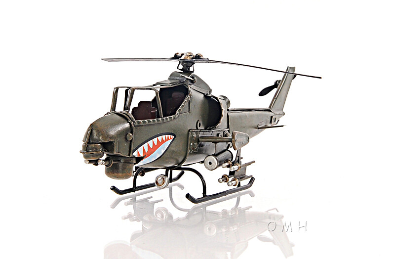 1960s U.S. Attack Helicopter 1:46 iron Model Plane Airplane