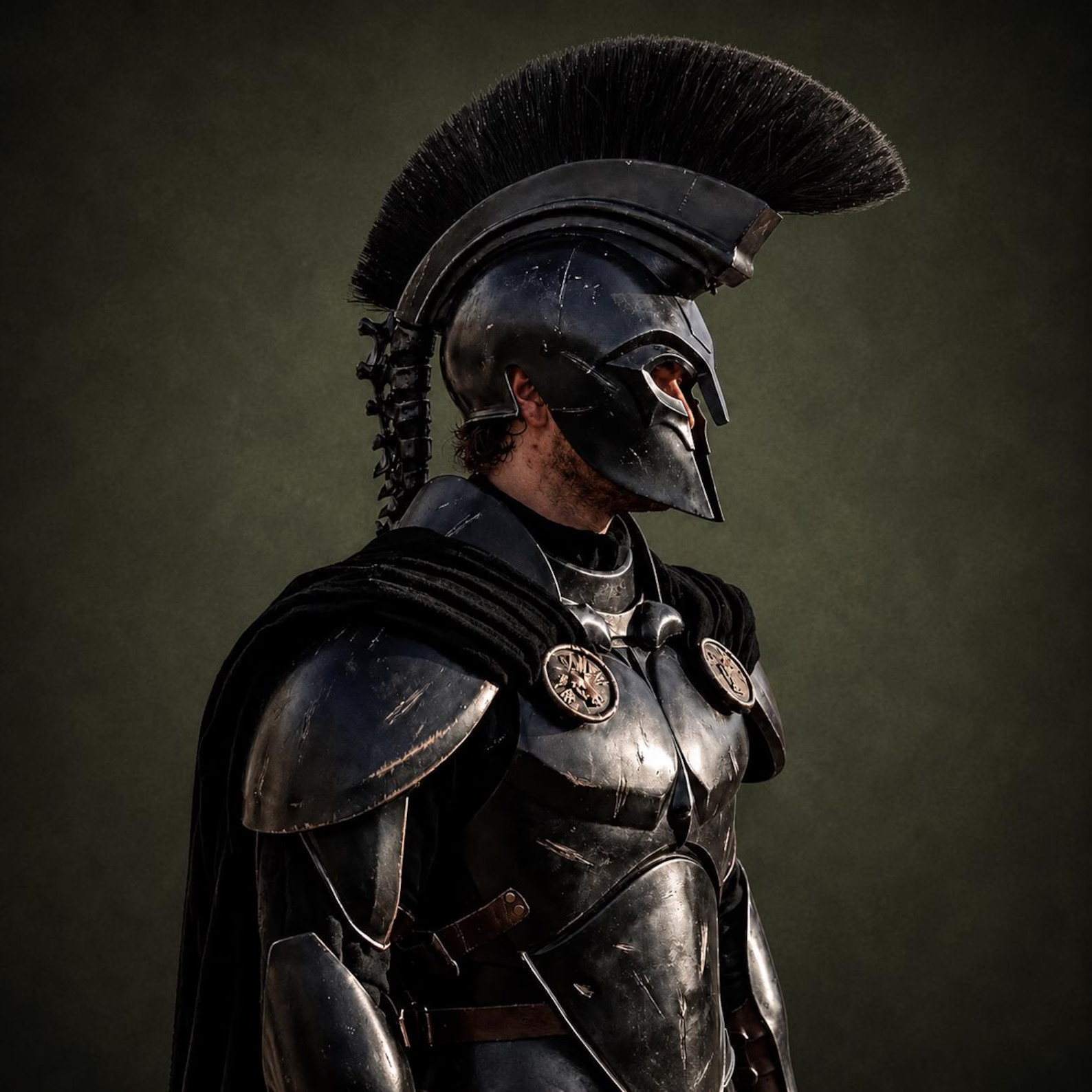 Spartan Warrior Armor Set, Agamemnon Inspired Greek Helmet and Cuirass