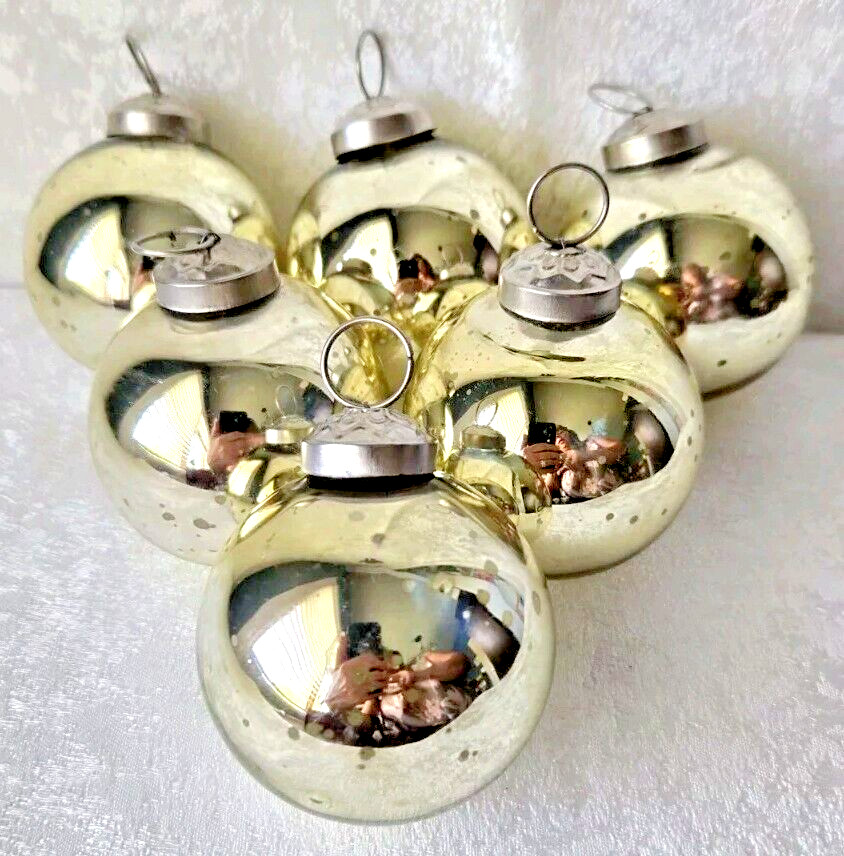 Vintage Kugel Style Glass Christmas Ornaments 2\
