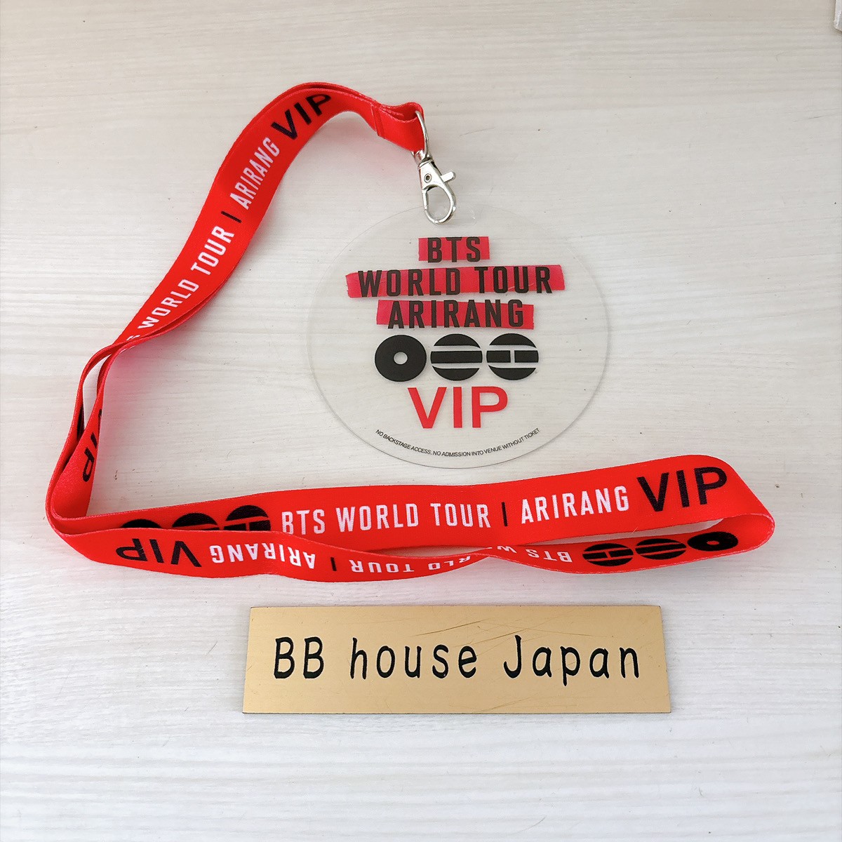 BTS ARIRANG VIP Lanyard US Exclusive Tampa Soundcheck Pass Official
