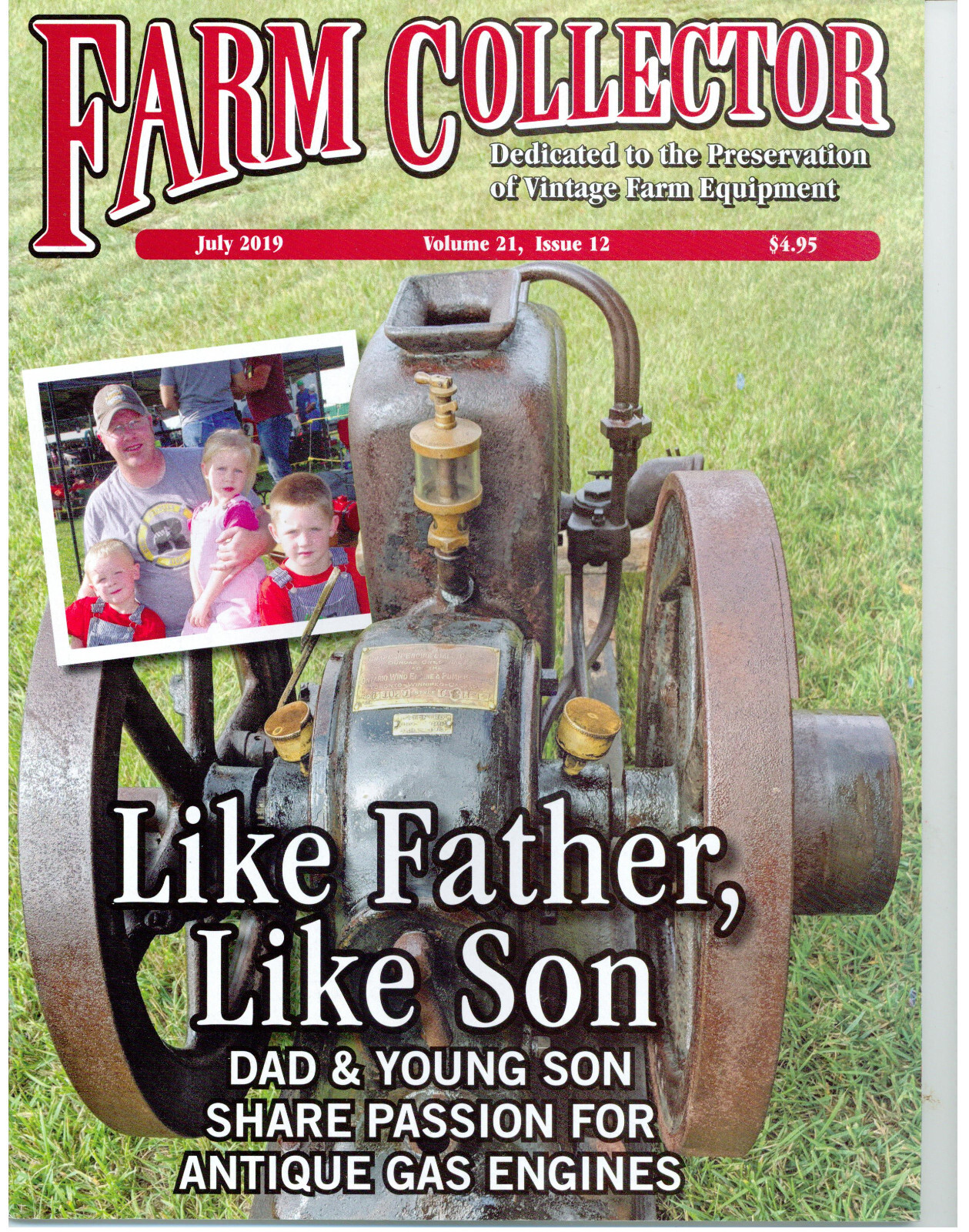 Dan Patch Engine, Oliver Chilled Plow Works, Cutout Letter Wrench Collector