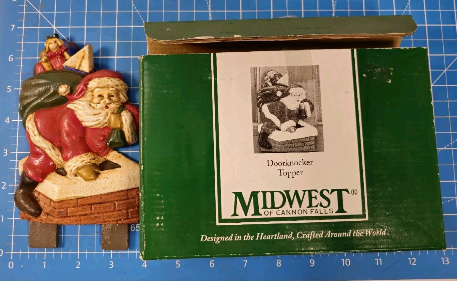 Midwest of Cannon Falls SANTA Cast Iron Door Knocker Topper, In Original Box Midwest of Cannon Falls SANTA Cast Iron Door Knocker Topper, In Original Box