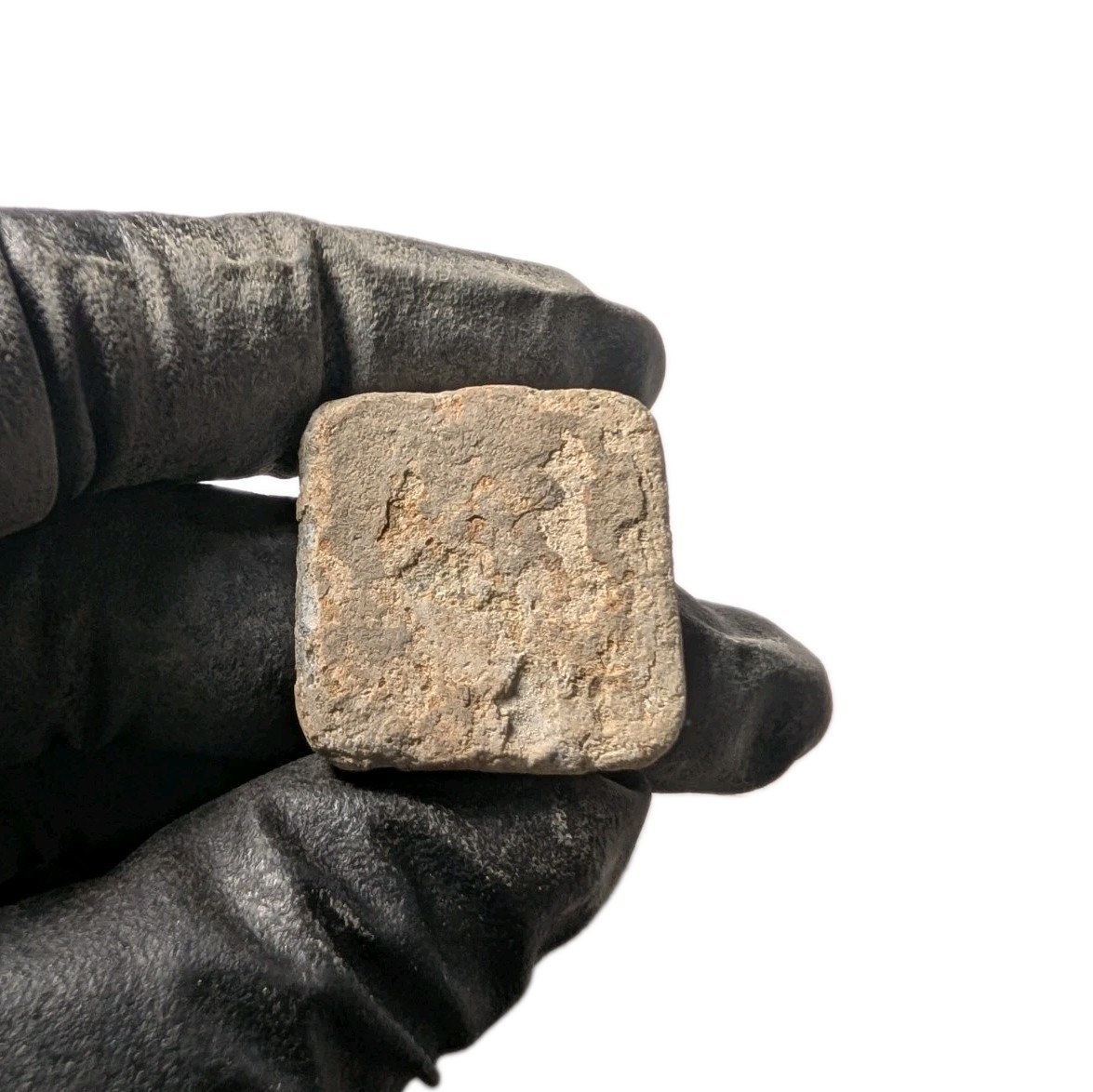 Ancient Roman Judaea Pb Square Weight 24.55g 1 Uncia Holy Land c. 100-400 AD COA