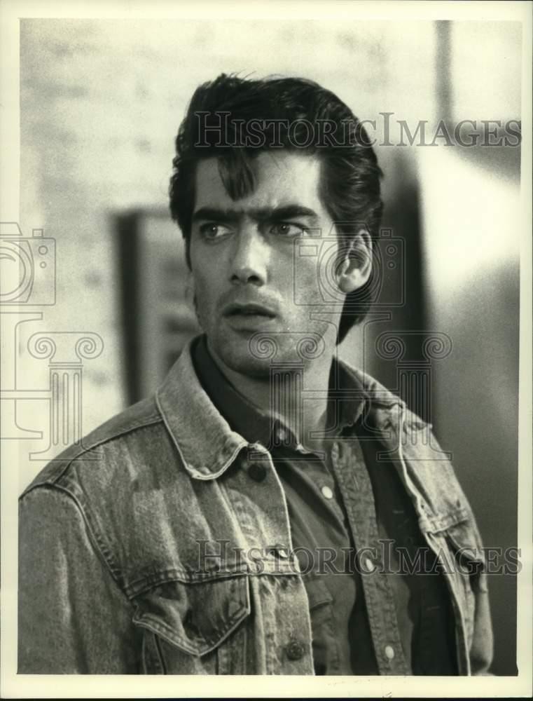 1987 Press Photo Ken Wahl on \ 1987 Press Photo Ken Wahl on \