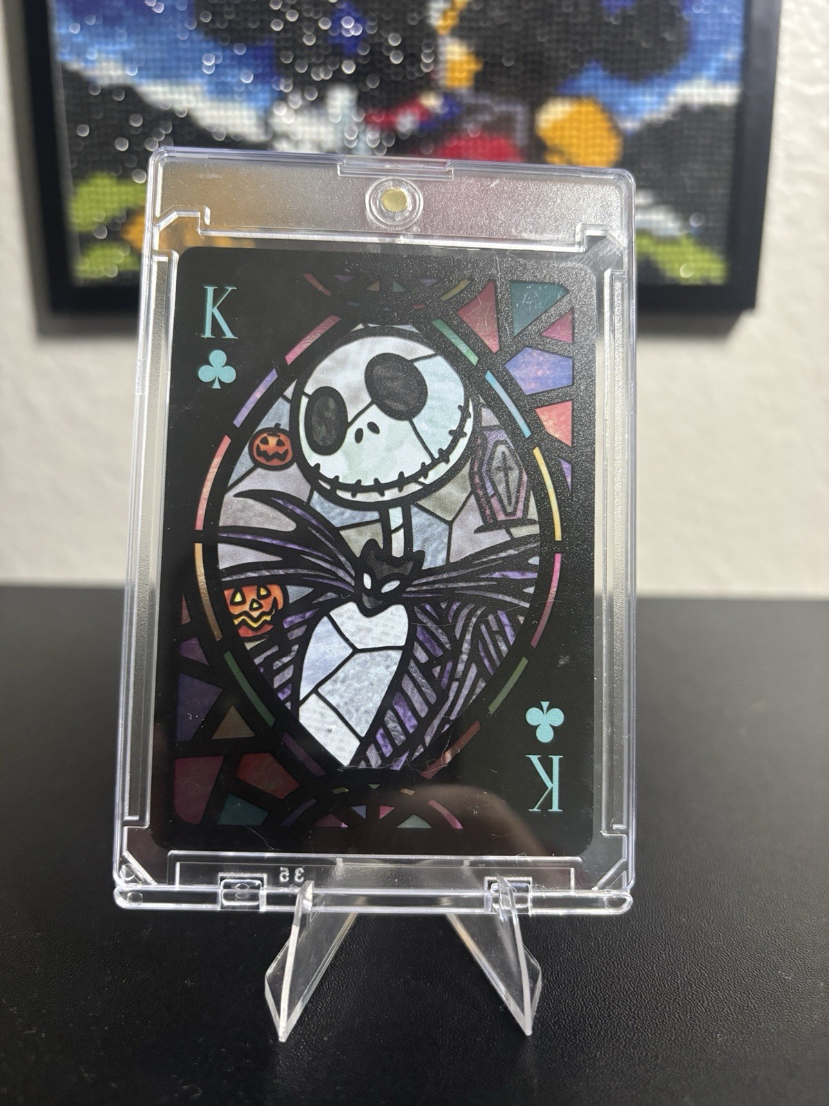 Jack Skellington DISNEY STAINED GLASS REFRACTOR 2023 Disney 100 Tenyo JAPAN SP Jack Skellington DISNEY STAINED GLASS REFRACTOR 2023 Disney 100 Tenyo JAPAN SP