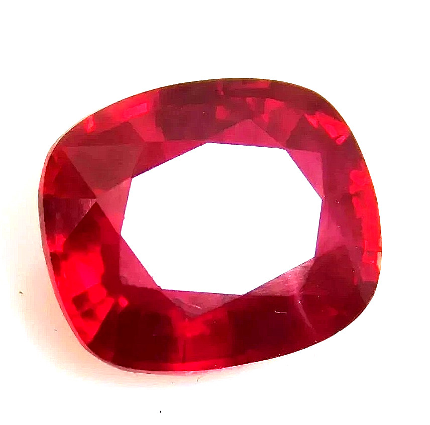 10 CT Natural Cushion Cut Burmese Pigeon Blood Red Ruby Certified Loose Gemstone 10 CT Natural Cushion Cut Burmese Pigeon Blood Red Ruby Certified Loose Gemstone