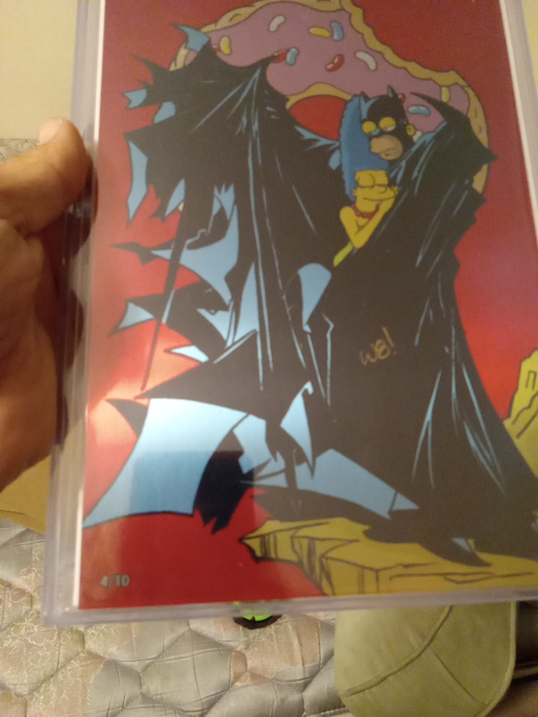 LIMITED To 10 THE SIMPSONS  #423 HOMAGE Metal # 4/10 MATTHEW WAITE ART BOOK