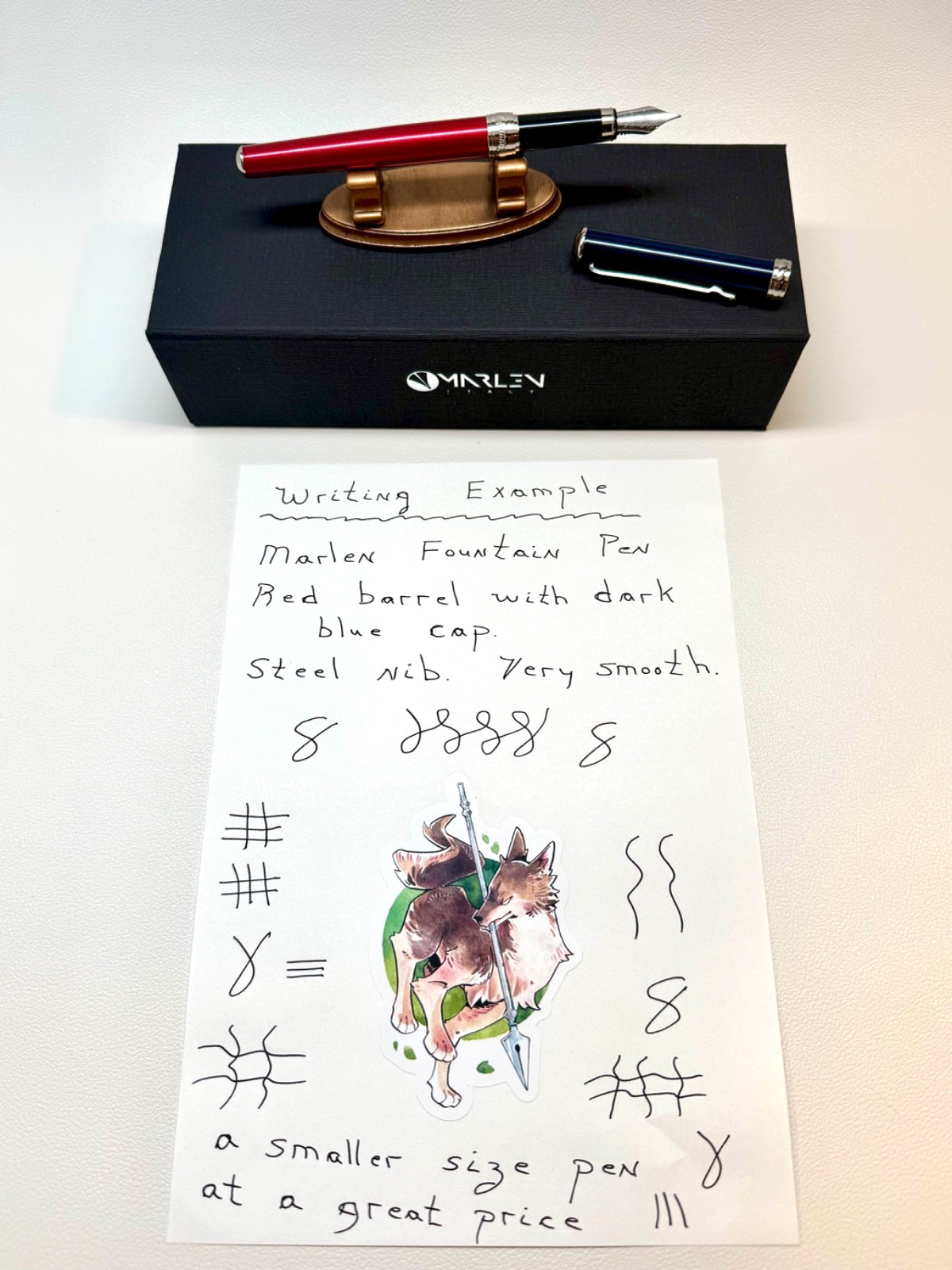 Marlen Fountain Pen w/ Steel Nib in \