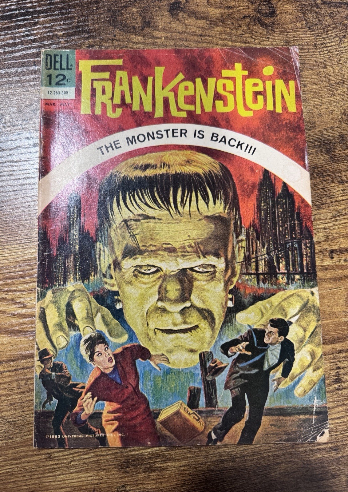 Frankenstein #1 (Dell Comics March-May 1963) FIRST ED Comic Book