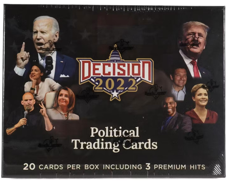 Decision 2022 Political Trading Cards Factory Sealed Hobby Box