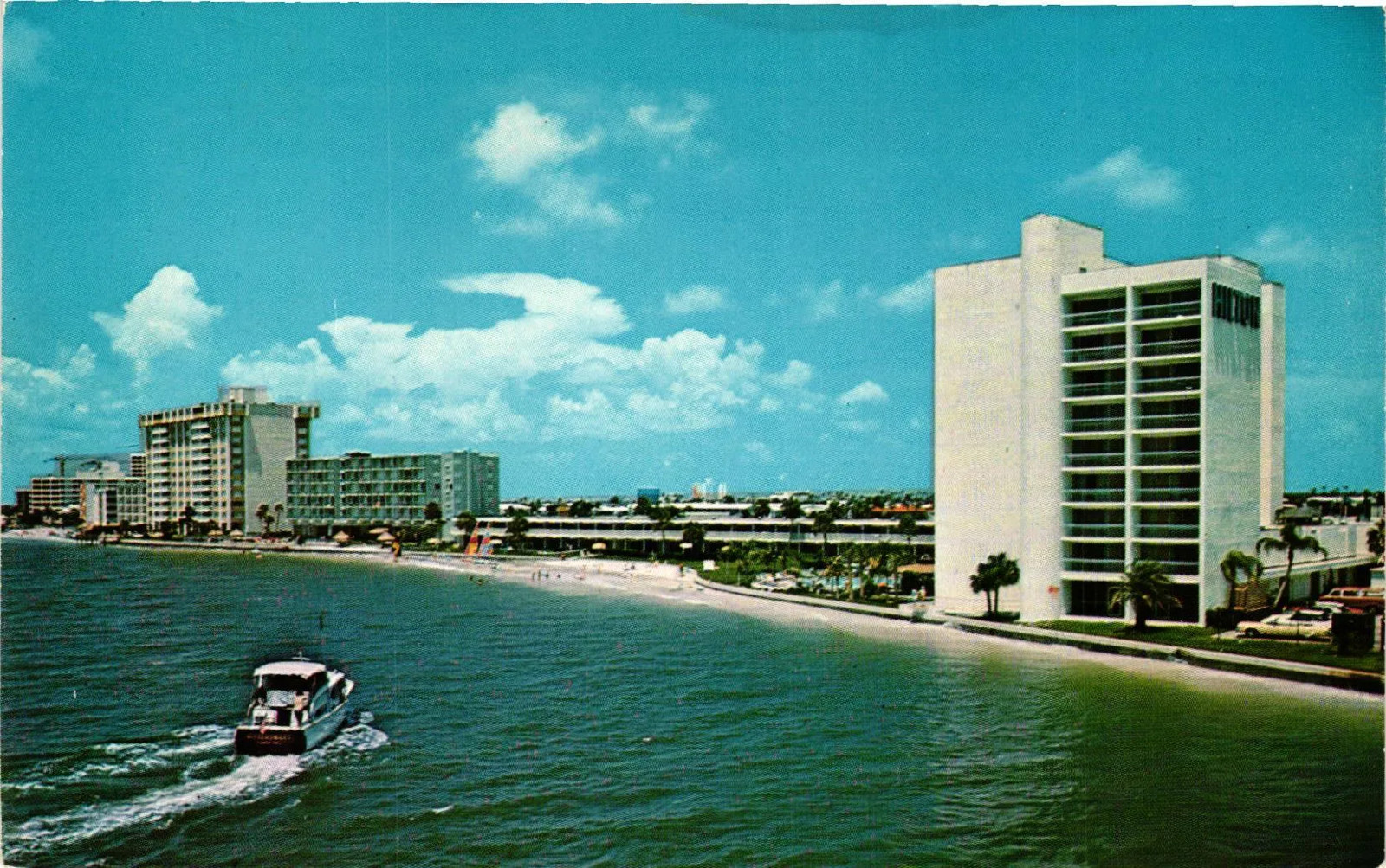Vintage Postcard- CLEARWATER BEACH, FL.