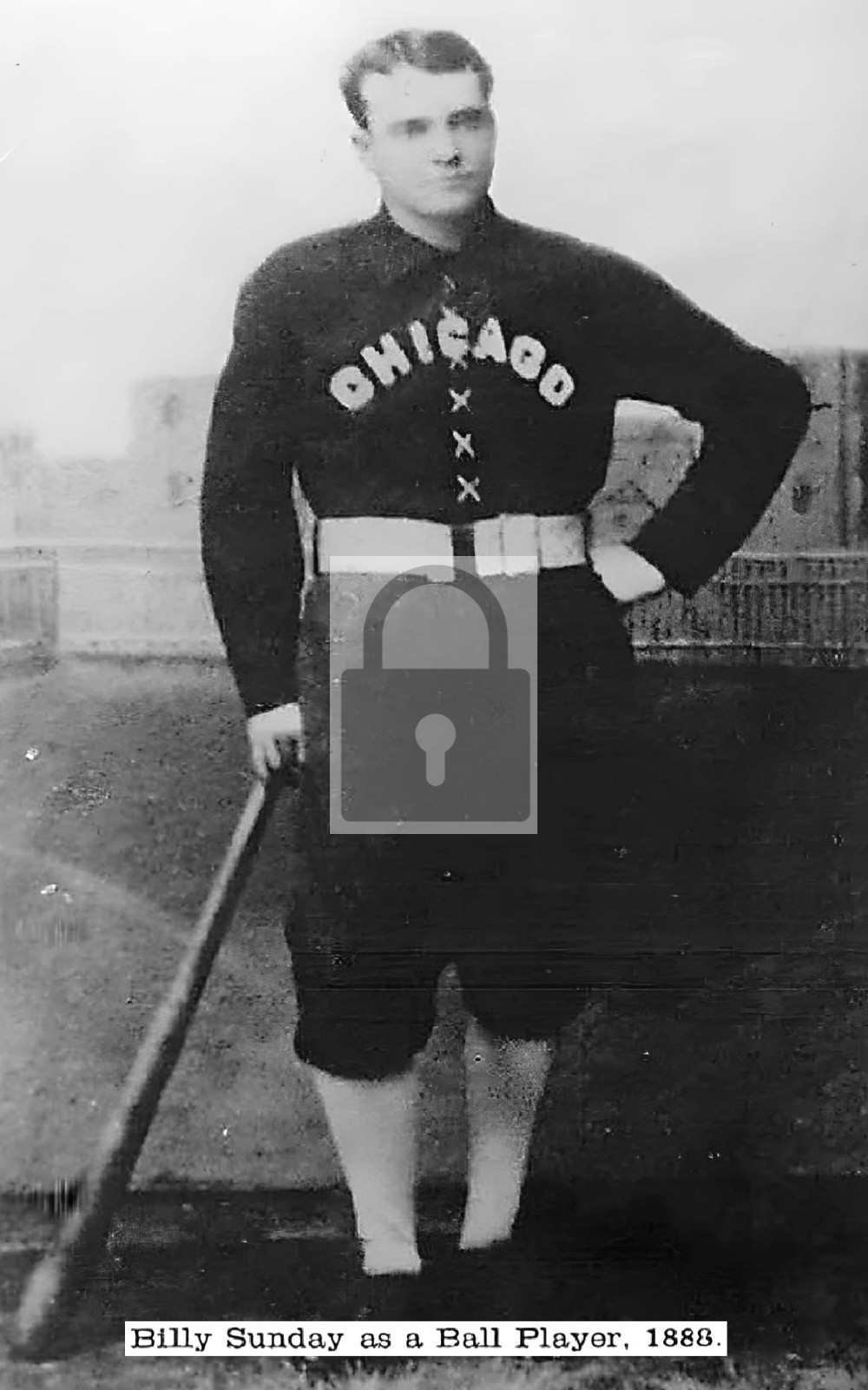 Reverend Billy Sunday Baseball Player Chicago Illinois IL - Reprint Reverend Billy Sunday Baseball Player Chicago Illinois IL - Reprint