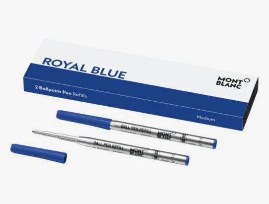 Montblanc Refill Ballpoint Medium Royal Blue Pen Refill Montblanc Refill Ballpoint Medium Royal Blue Pen Refill