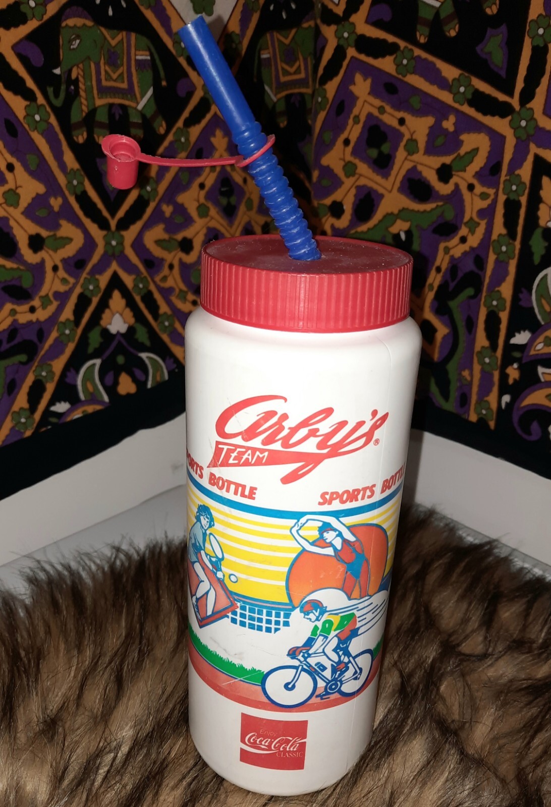 New Old Stock-1989 Team ARBY\'S 32oz. Collectible Plastic Sports Bottle