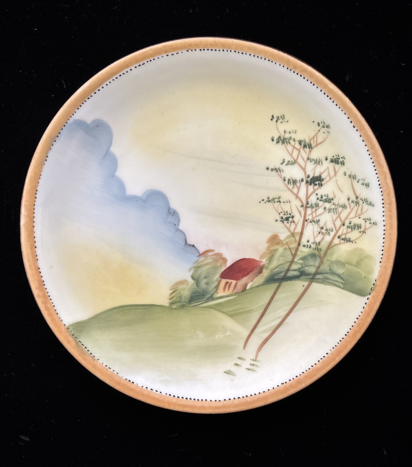 NIPPON Hand Painted Decorative Wall Plate 6” Diameter