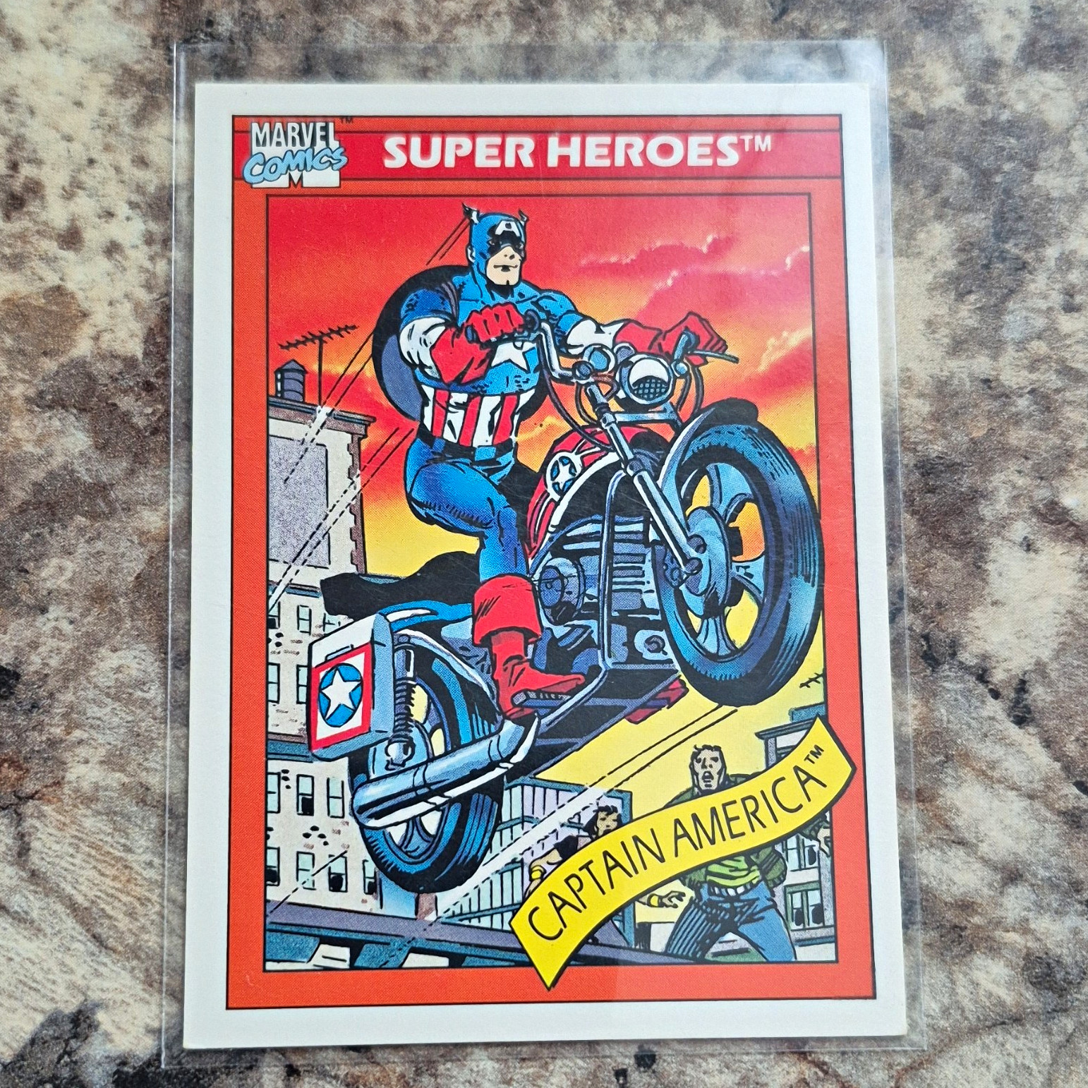 Impel 1990 Marvel Comics Super Heroes Captain America Cards 2 #1 & #31 Lot (3)