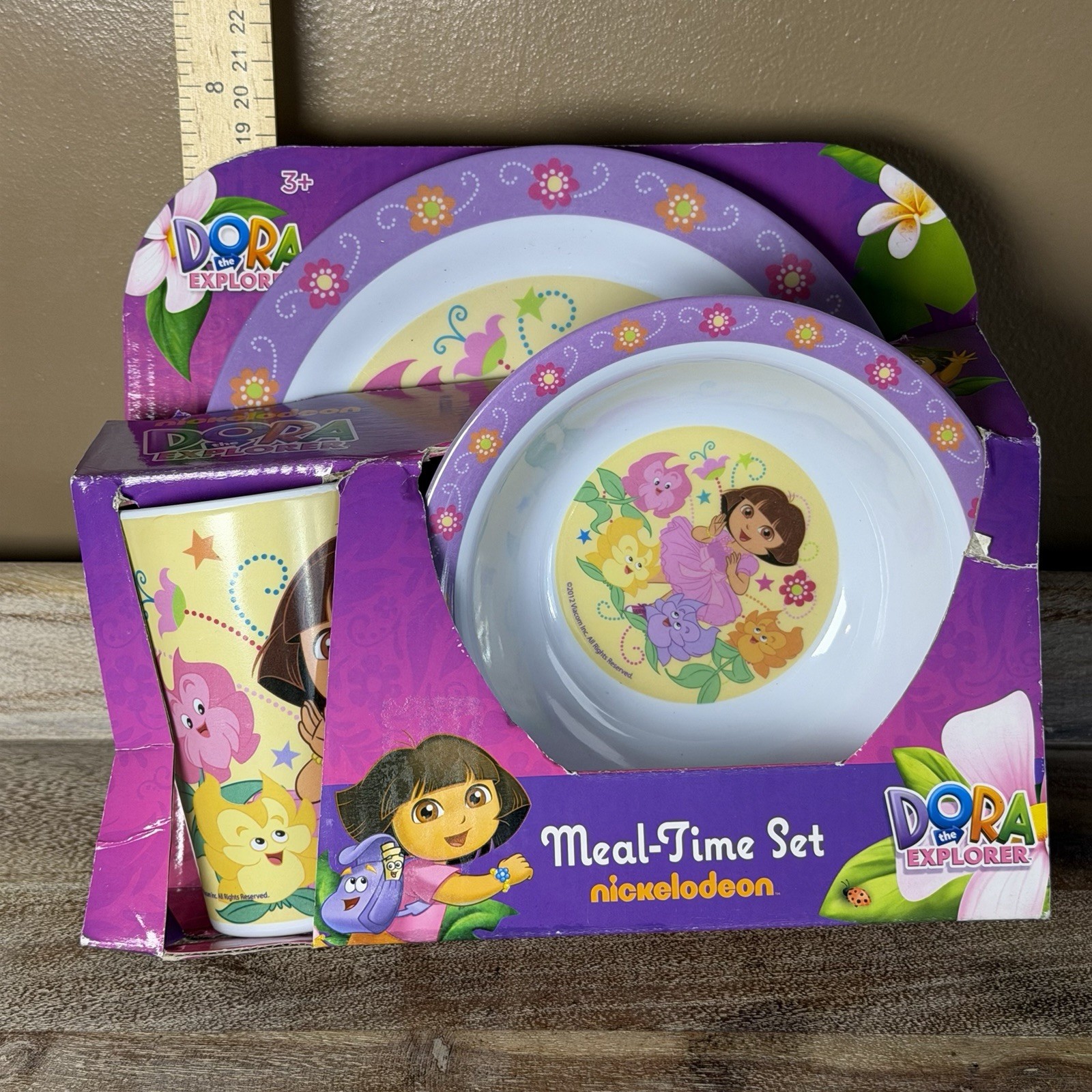 ZAK Designs Nickelodeon Dora The Explorer 3 Pc Dinnerware Set New (6a) ZAK Designs Nickelodeon Dora The Explorer 3 Pc Dinnerware Set New (6a)