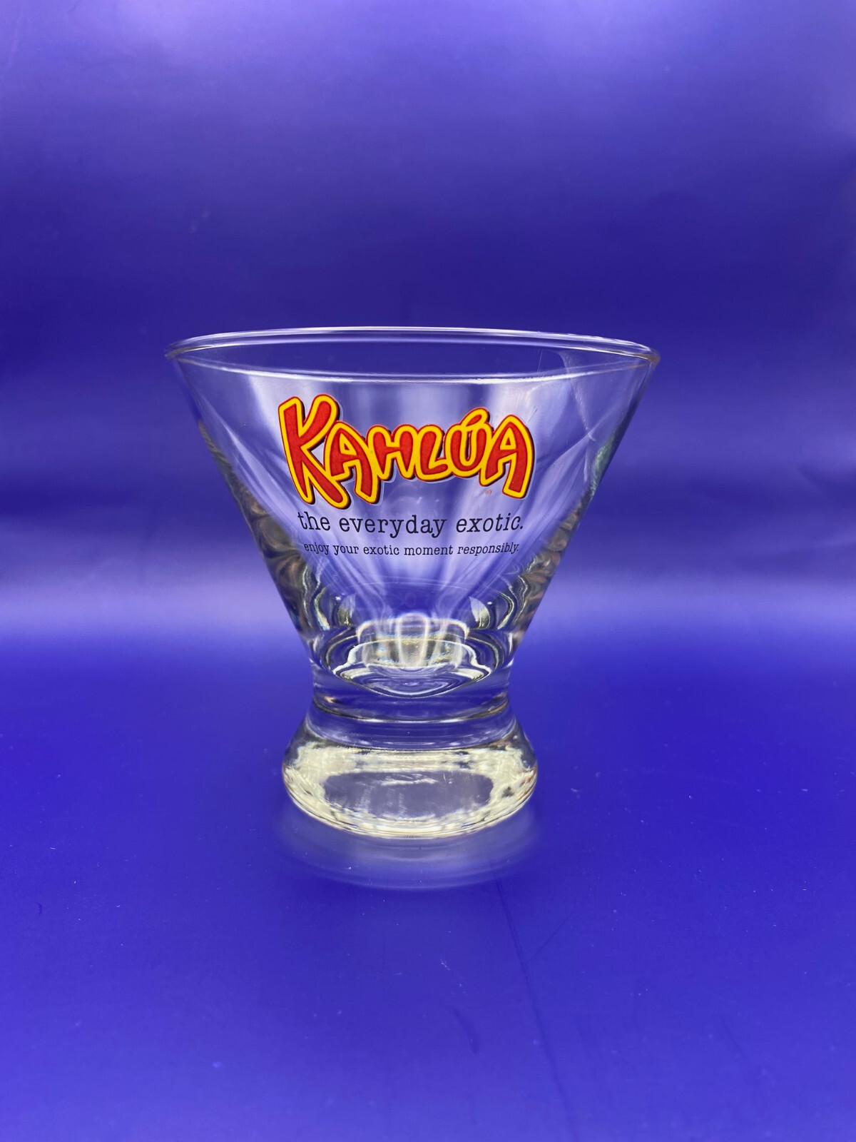 Kahlua Stemless Martini Glass