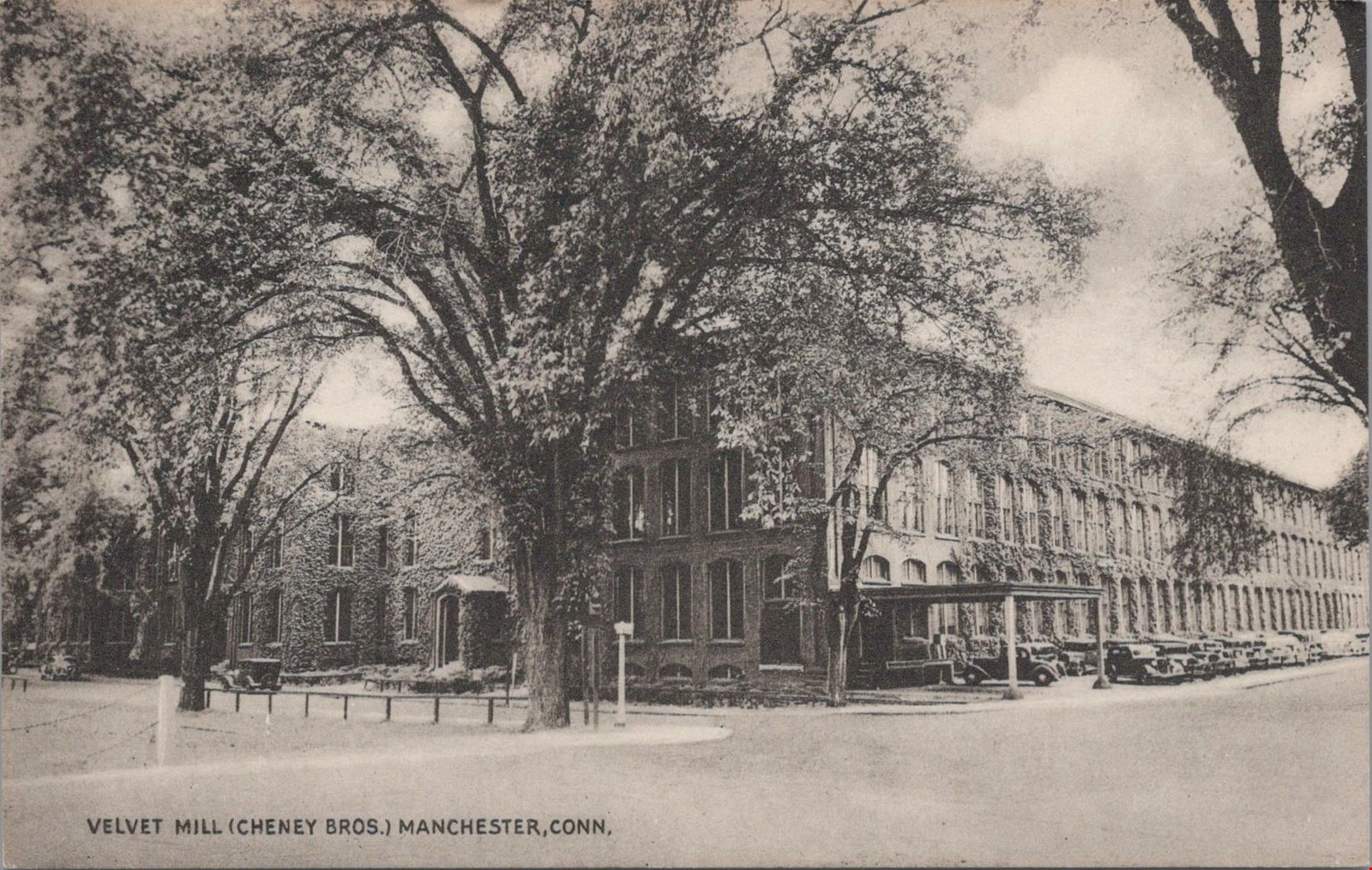 Postcard Velvet Mill Cheney Bros Manchester CT Postcard Velvet Mill Cheney Bros Manchester CT
