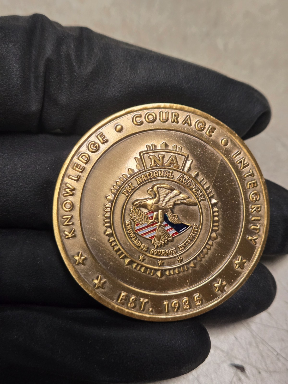 FBI National Academy Challenge Coin RARE FBI National Academy Challenge Coin RARE